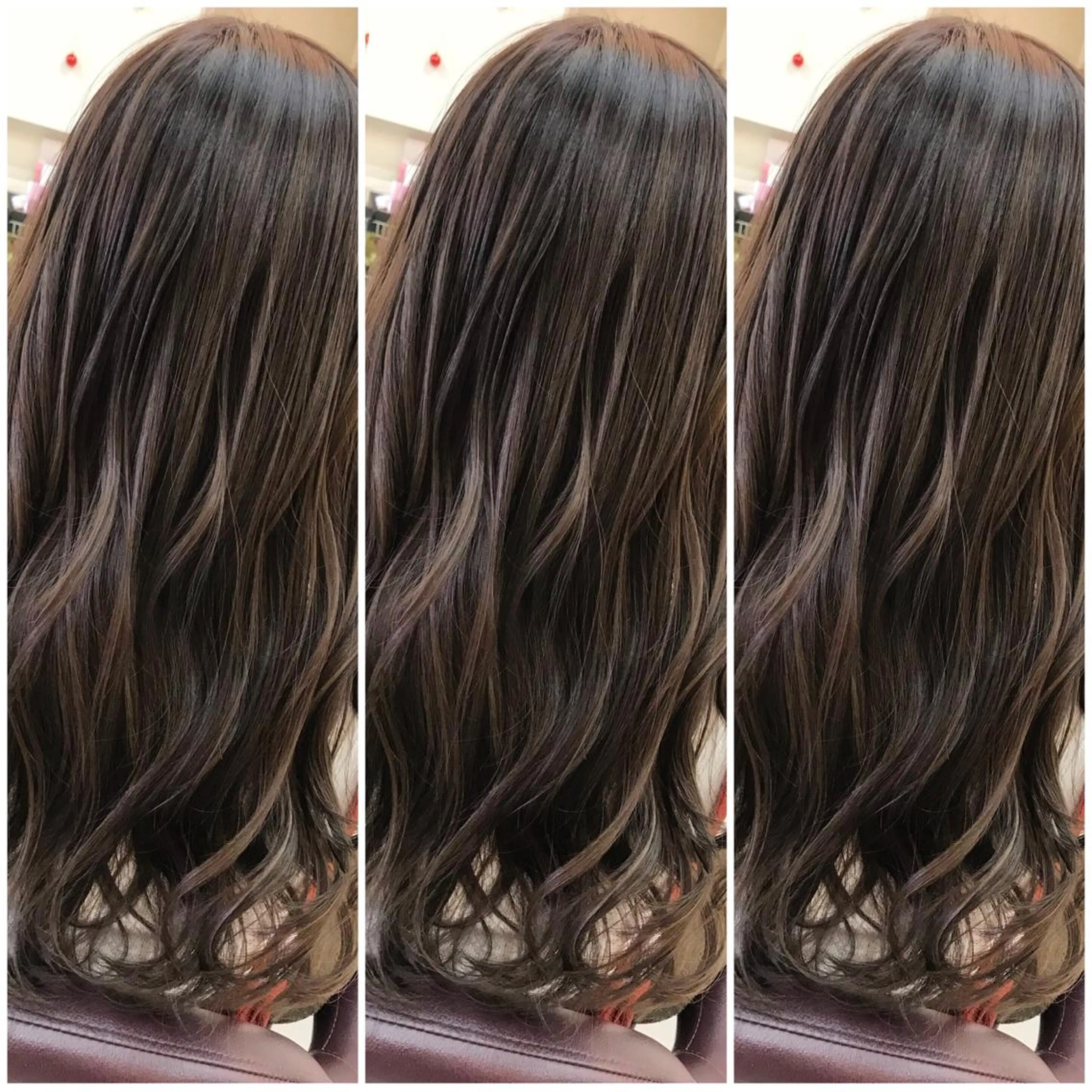 ロング カラー ハイライトカラー 外国人風カラー ハイライト 顔まわり‎🤍小顔 カット🤍みさきのヘアスタイル