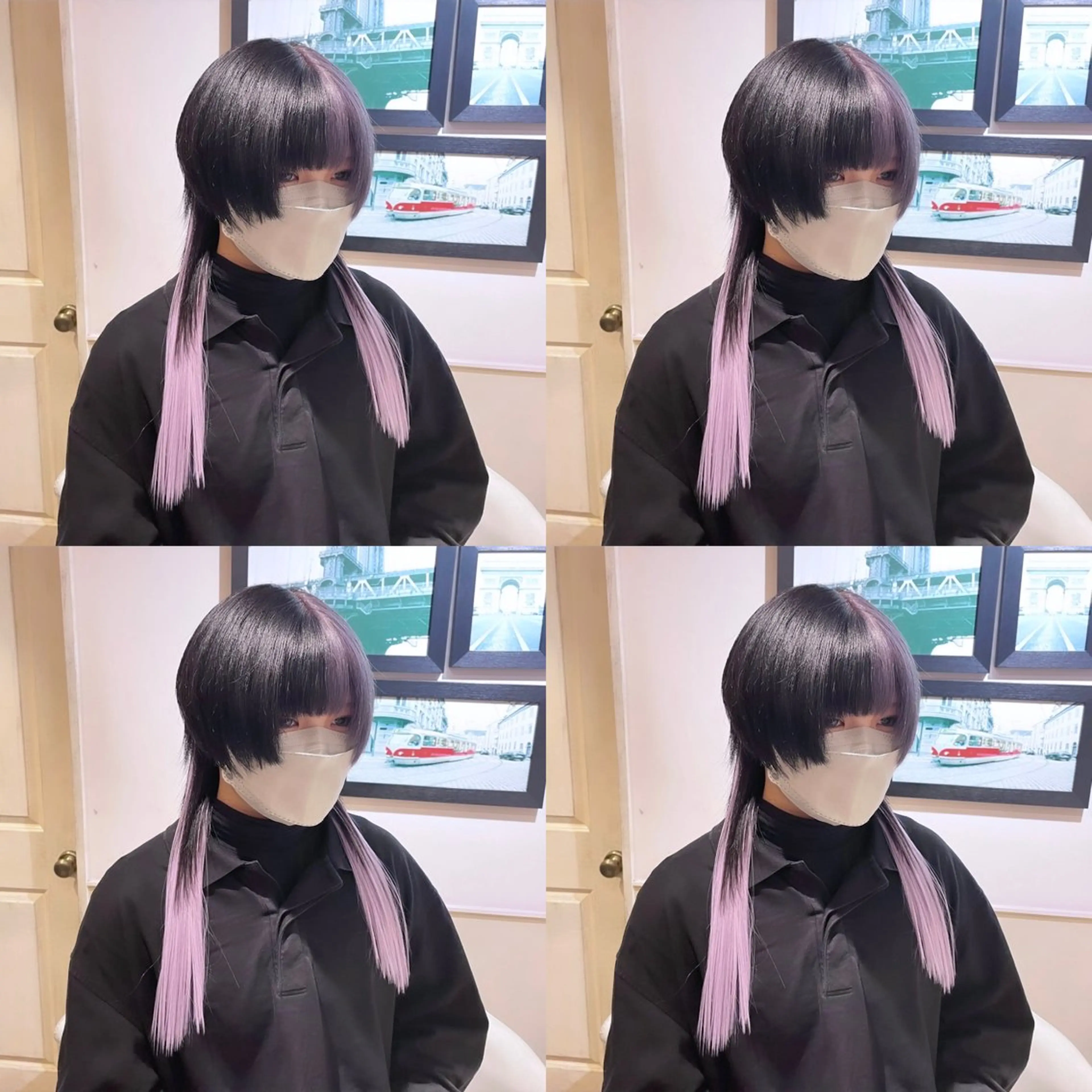 ミディアム シールエクステ エクステ ウルフカット 🌟トップデザイナー 高橋🌟のヘアスタイル