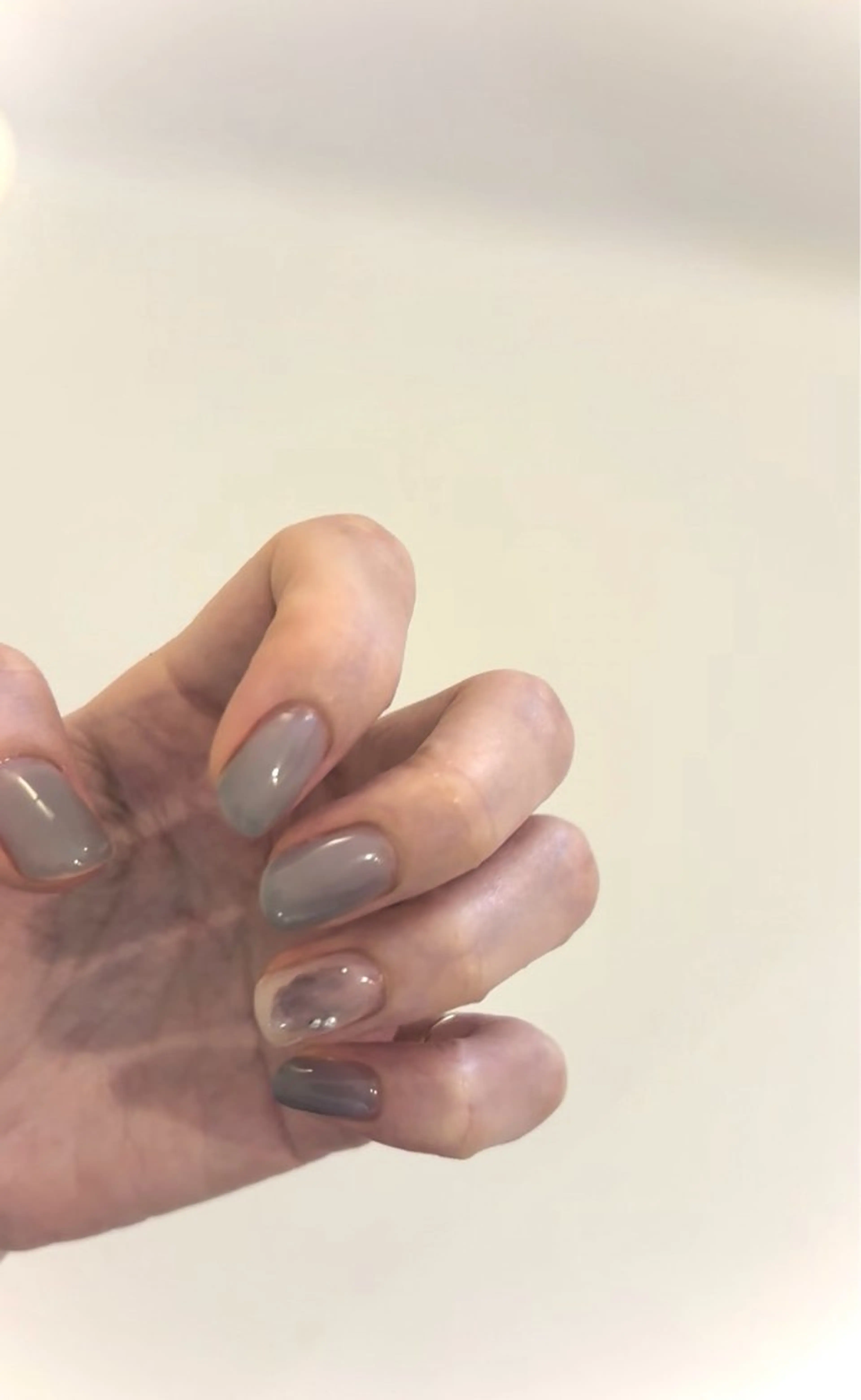 ネイル フットネイル 水色 ハンドネイル Elio所属・Elio 国泰寺のネイルデザイン