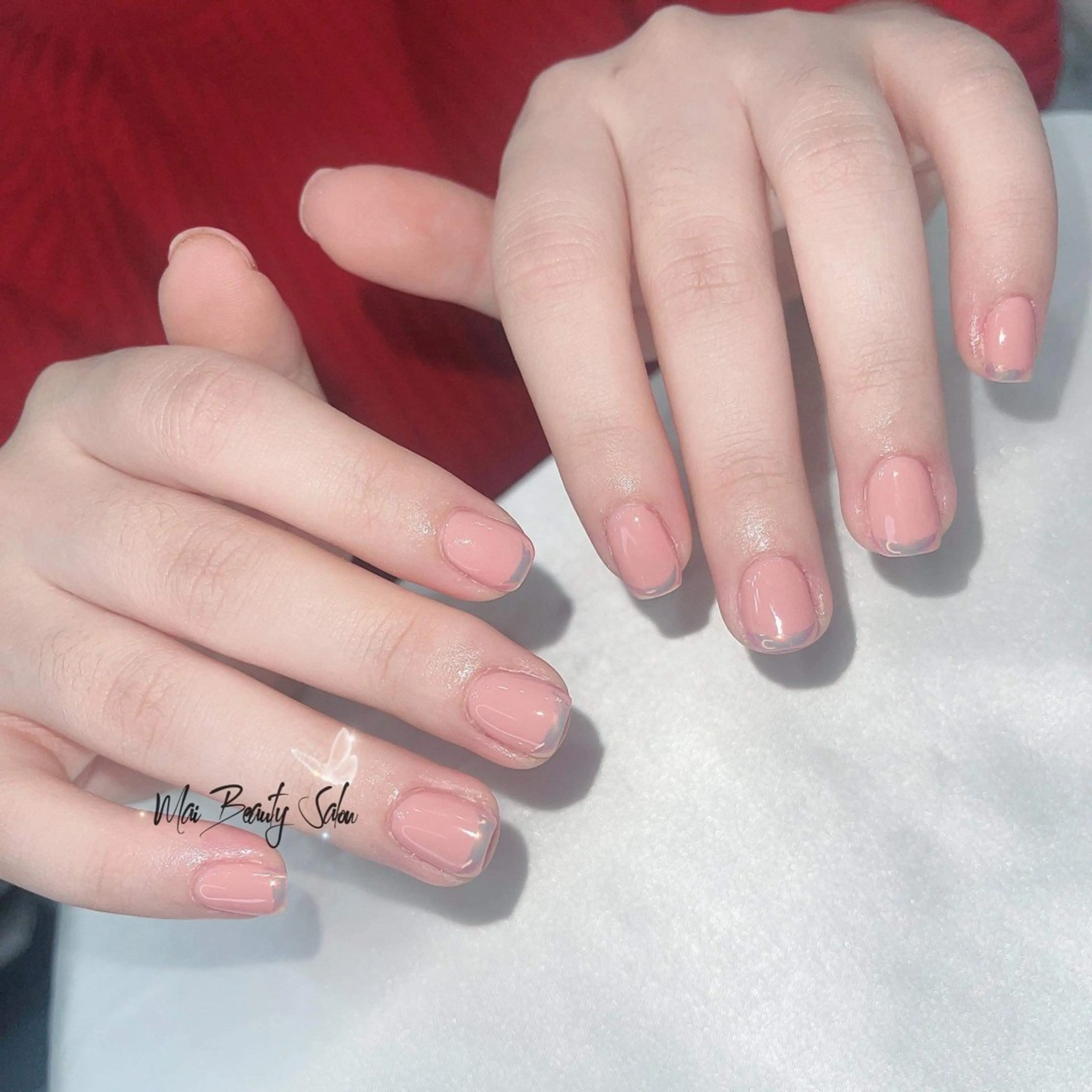 ネイル チークネイル ジェルネイル 韓国ネイル マグネットネイル パラジェル ハンドネイル MaiBeauty To  Toのネイルデザイン