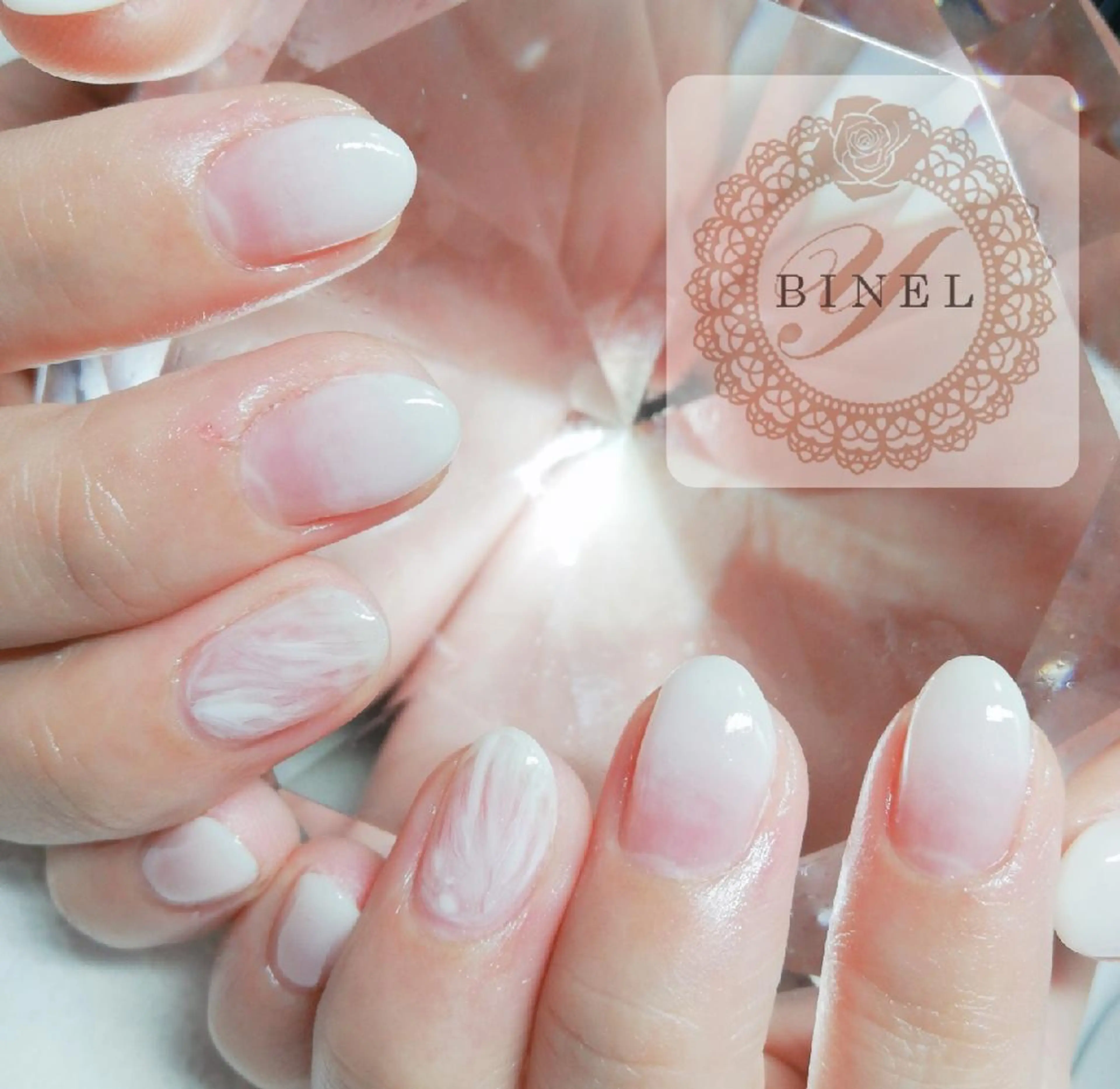 【オフ込み】カラーグラデーション(アート２本付き)の写真