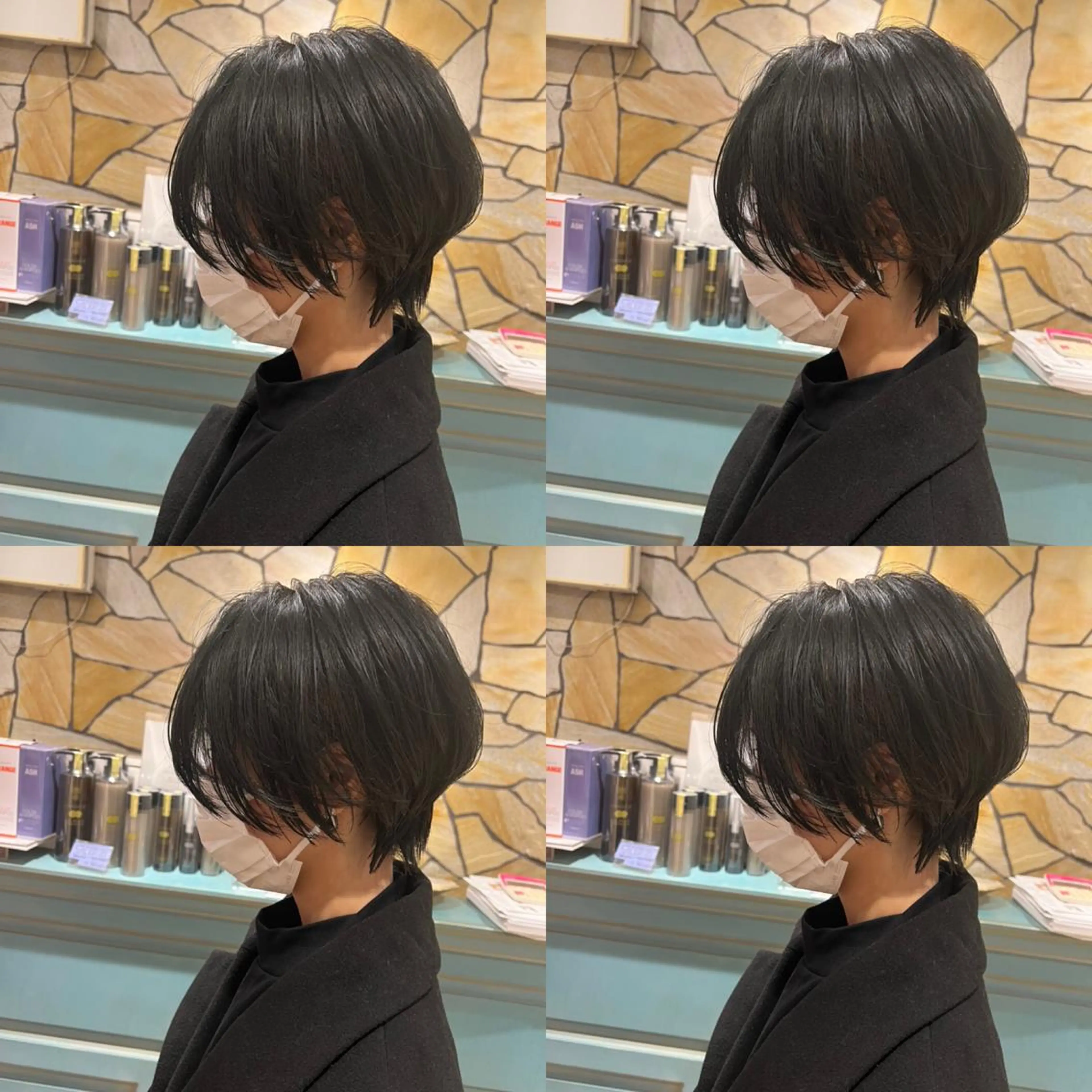 ショート カラー レイヤー×髪質改善 マネージャー安藤光司のヘアスタイル