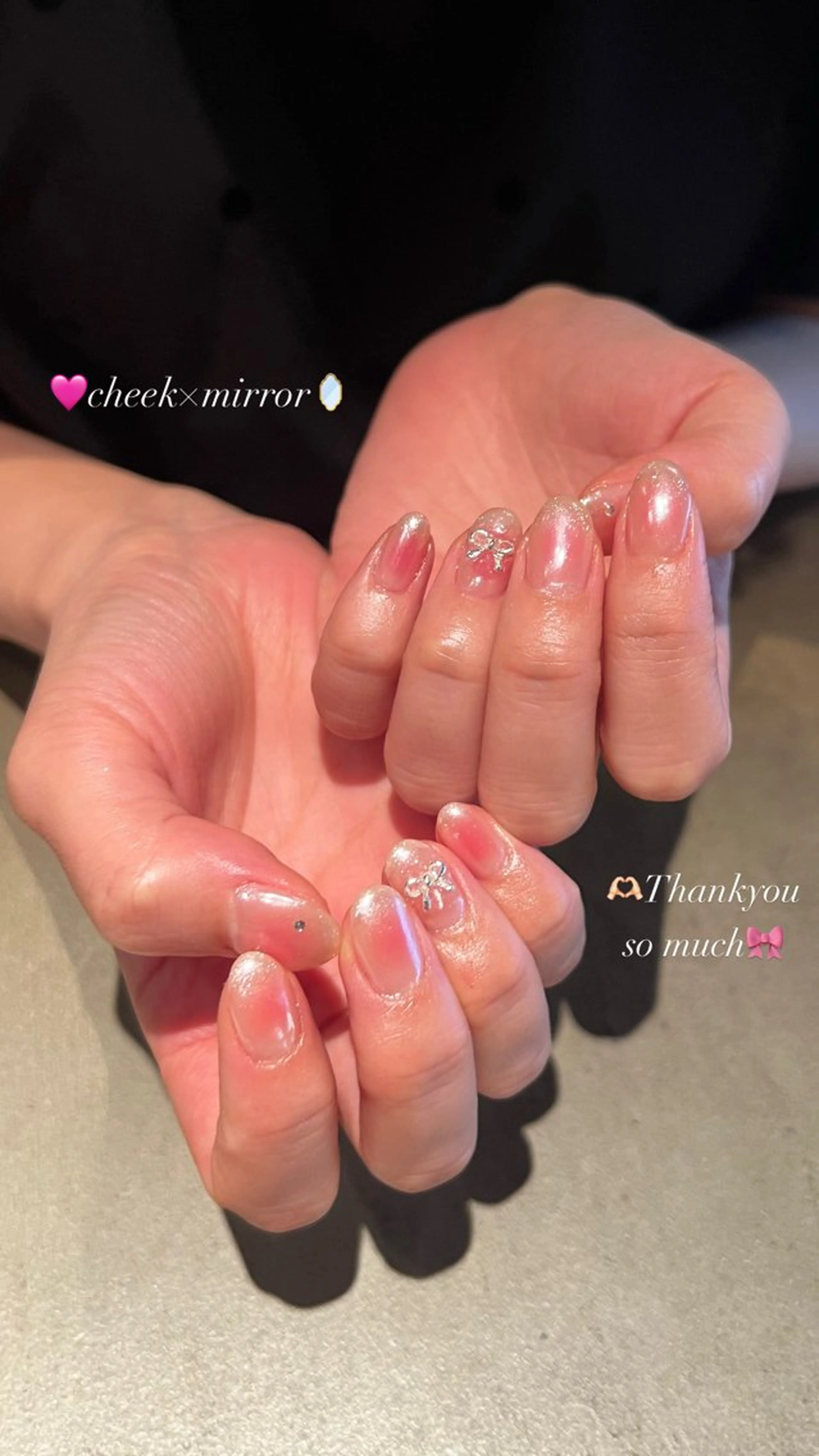 ✋ハンド⟡.*🩷シンプル持ち込みネイル🩷✧︎*。【offあり🙆‍♀️】の写真