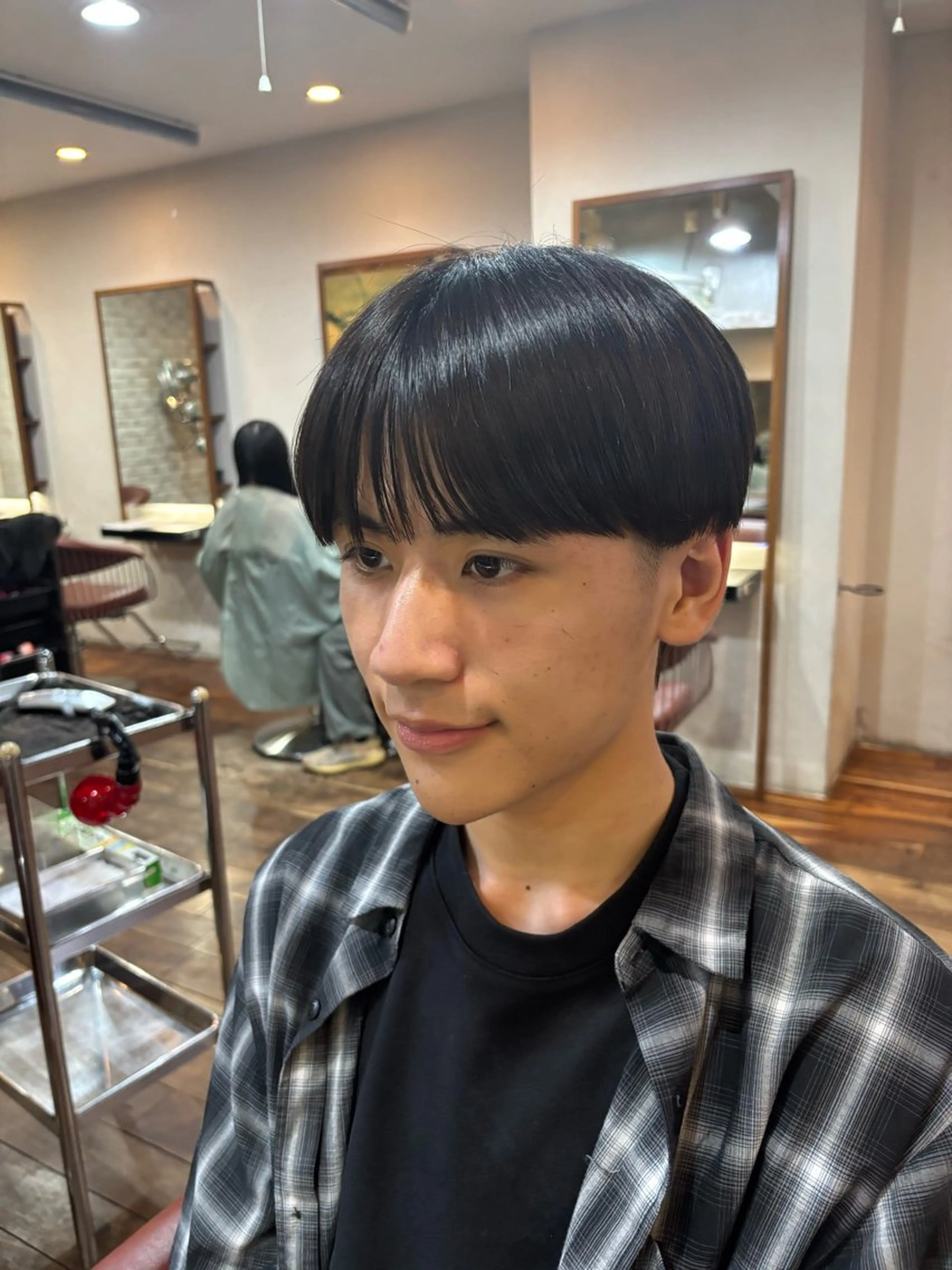 メンズ メンズ韓国風 マッシュ シースルーマッシュ 似合わせ特化/ レイヤー🩶フウカのヘアスタイル