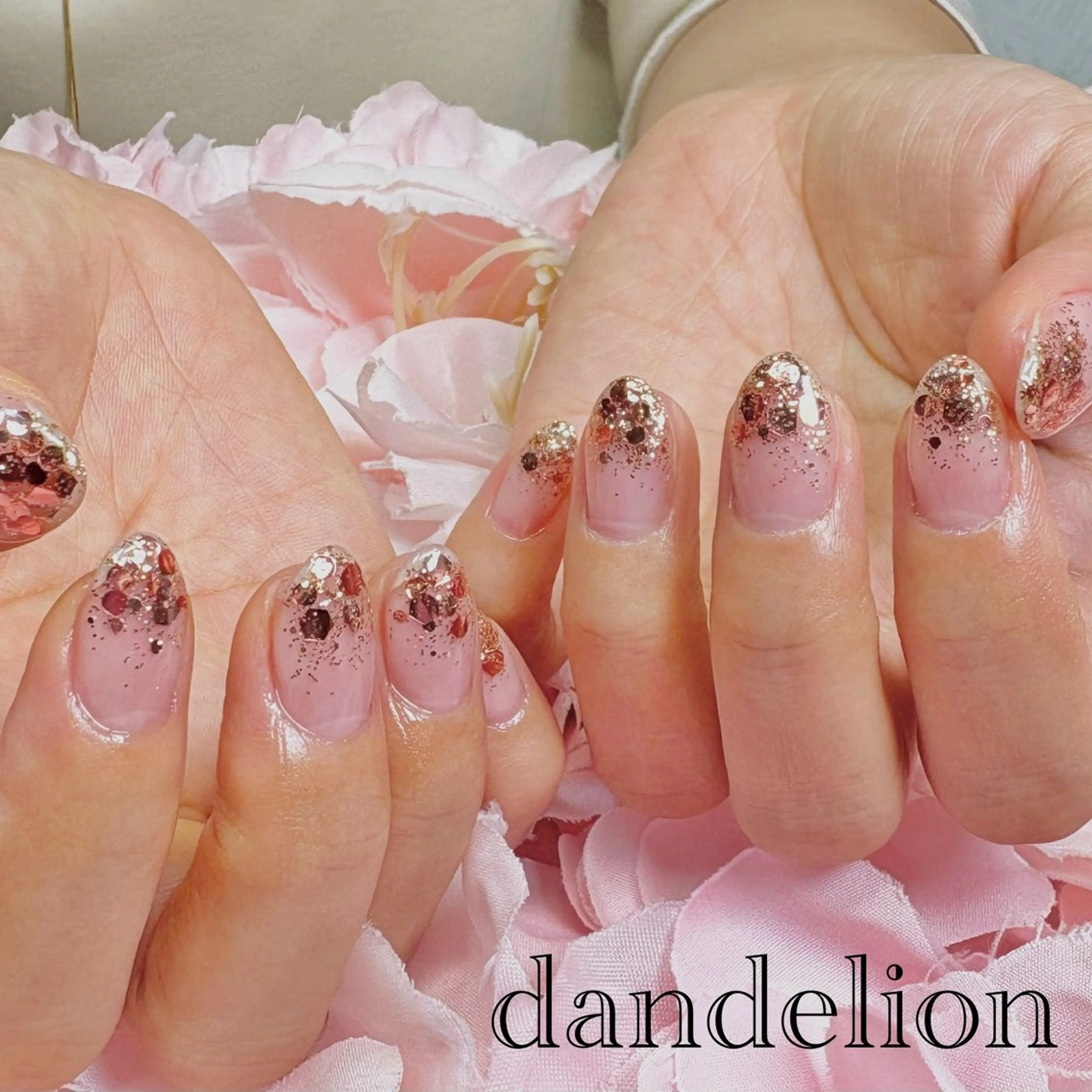 ネイル ハンドネイル ハンドケア dandelion ダンデライオンのネイルデザイン