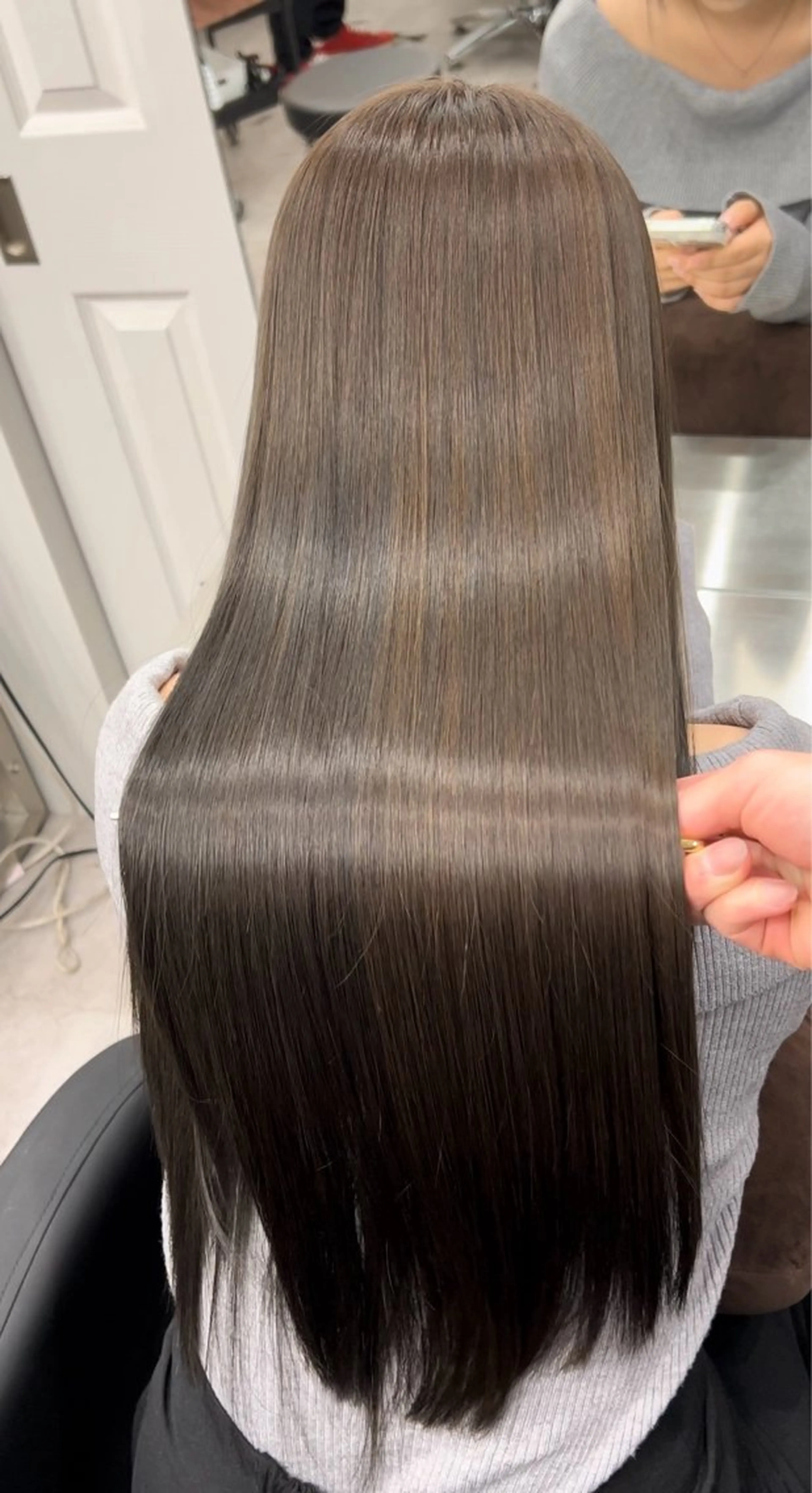 🌟【髪質改善】🌟🍎りんご幹細胞培養 トリートメント🍎➕カット✂️➕ナノスチーム付き💧➕超音波トリートメント🫧の写真