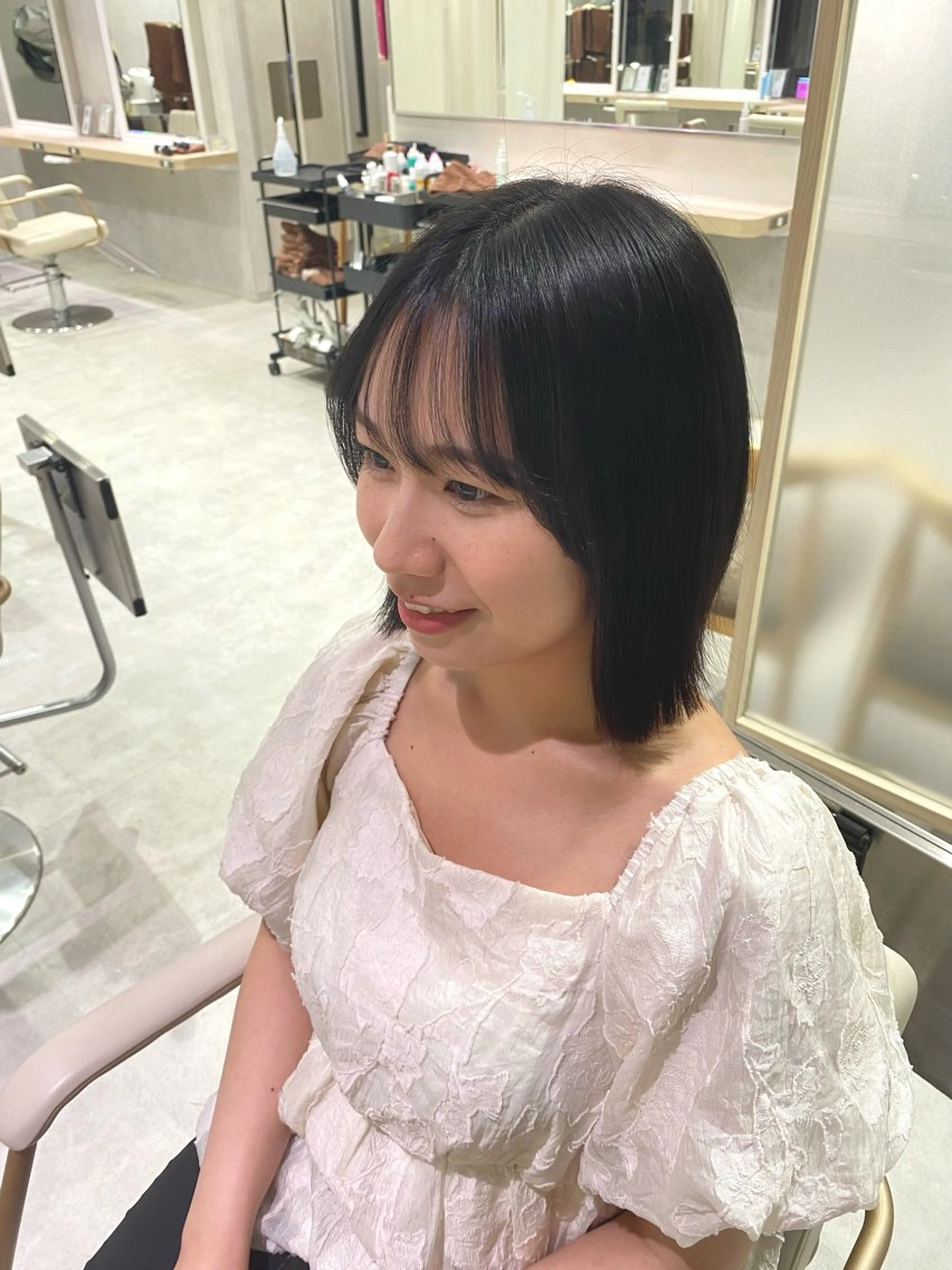 前髪カット➕顔周りカットの写真