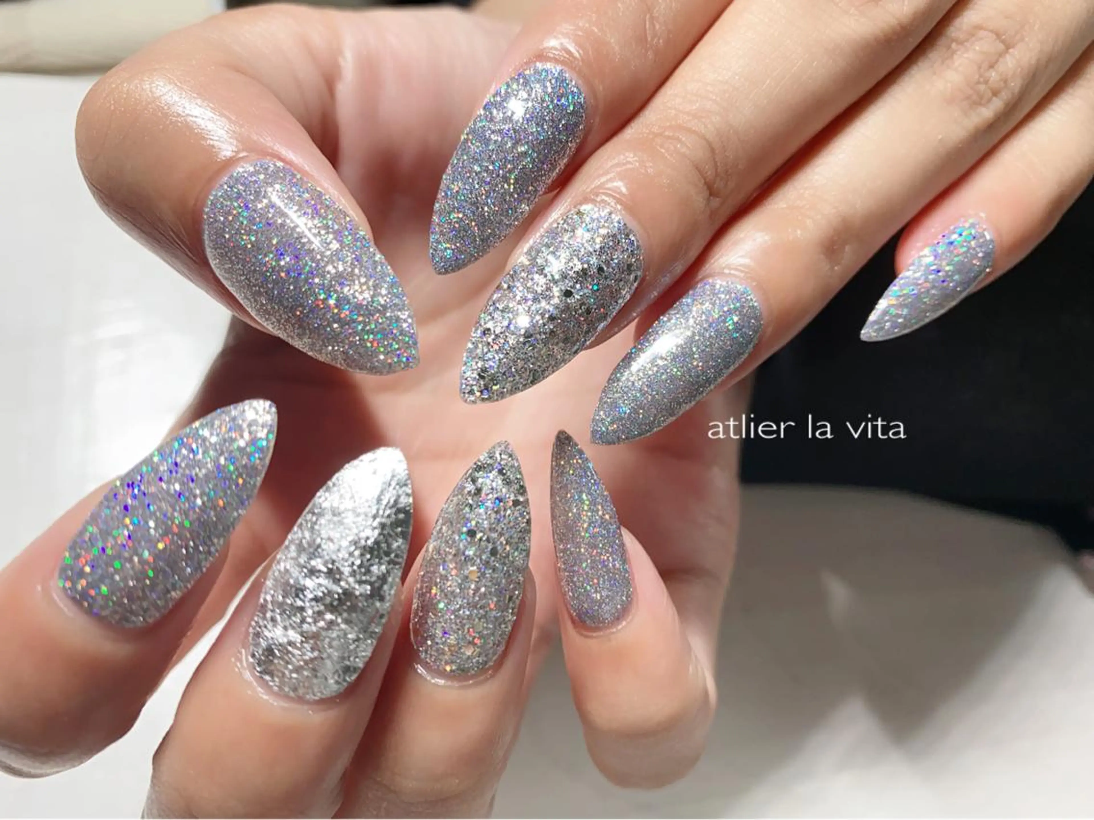 ロング ネイル ハンドネイル atelier la vita所属・lavita. mimuraのネイルデザイン