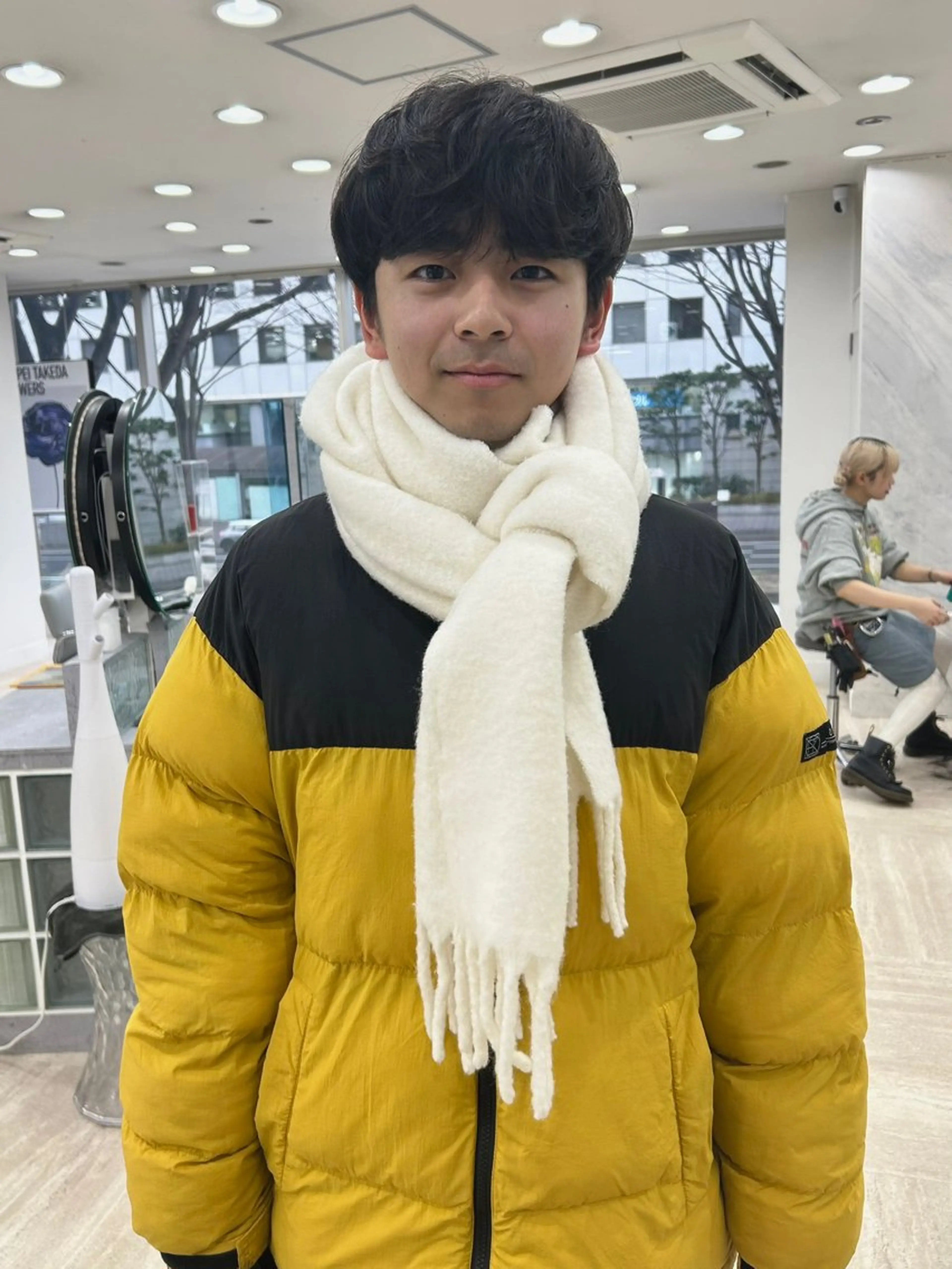 ショート パーマ メンズ カット パーマ トリートメント 海/パーマ /曲がる縮毛矯正のヘアスタイル