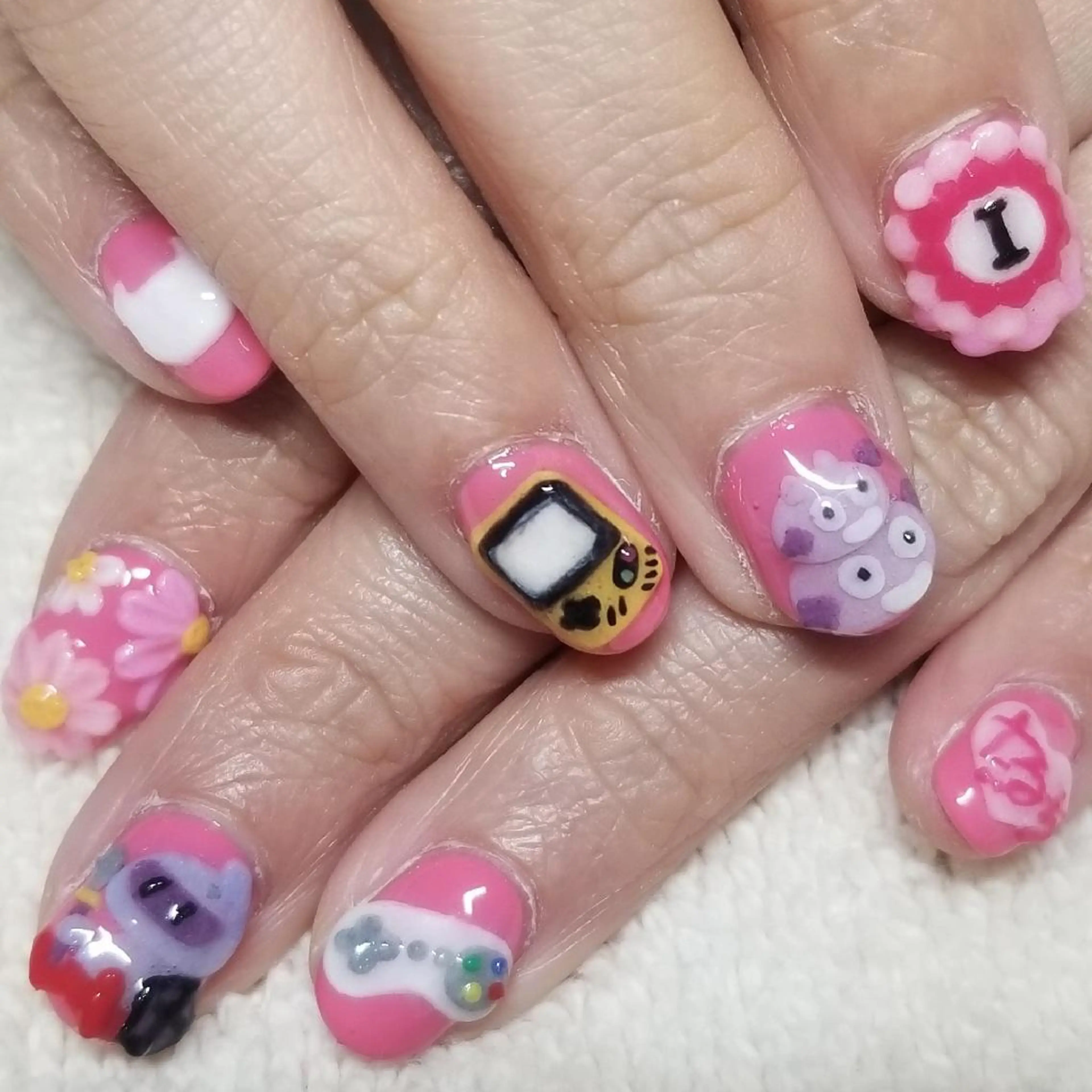 ネイル ピンク ハンドネイル よしだ ひろきのネイルデザイン