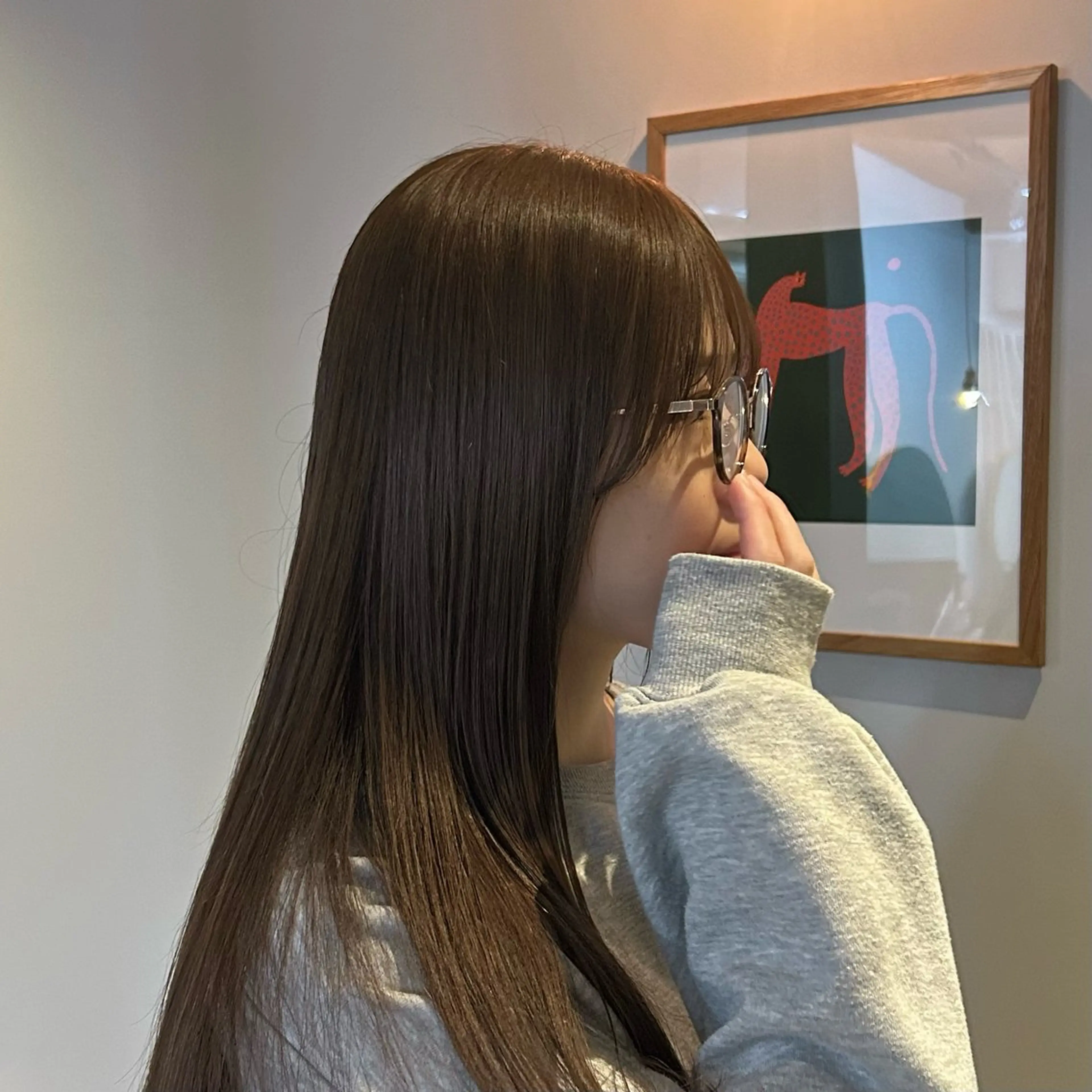 ロング カラー MUKU 市川 莉花のヘアスタイル