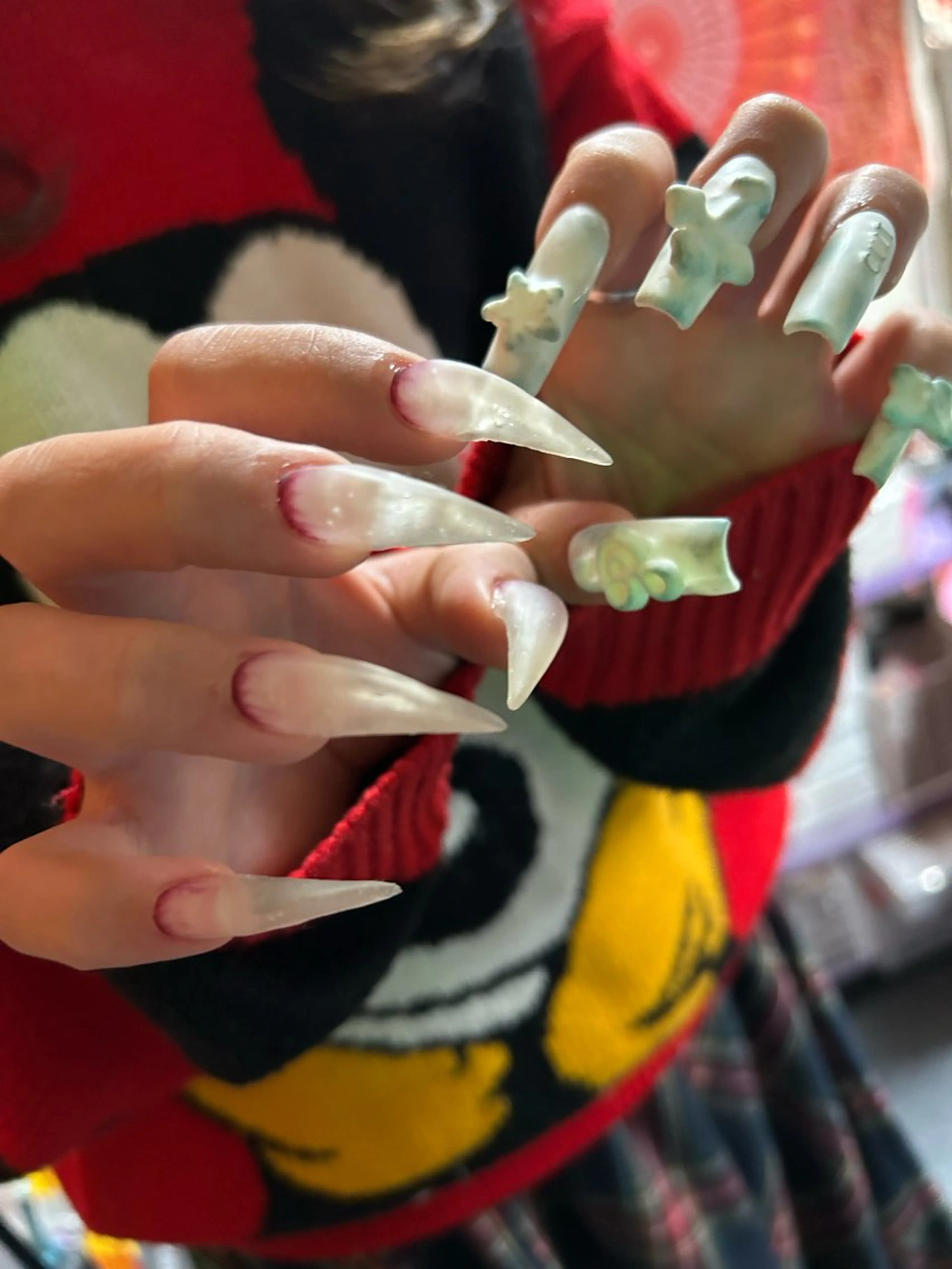 ネイル 福の爪 🍒福山千晴のネイルデザイン