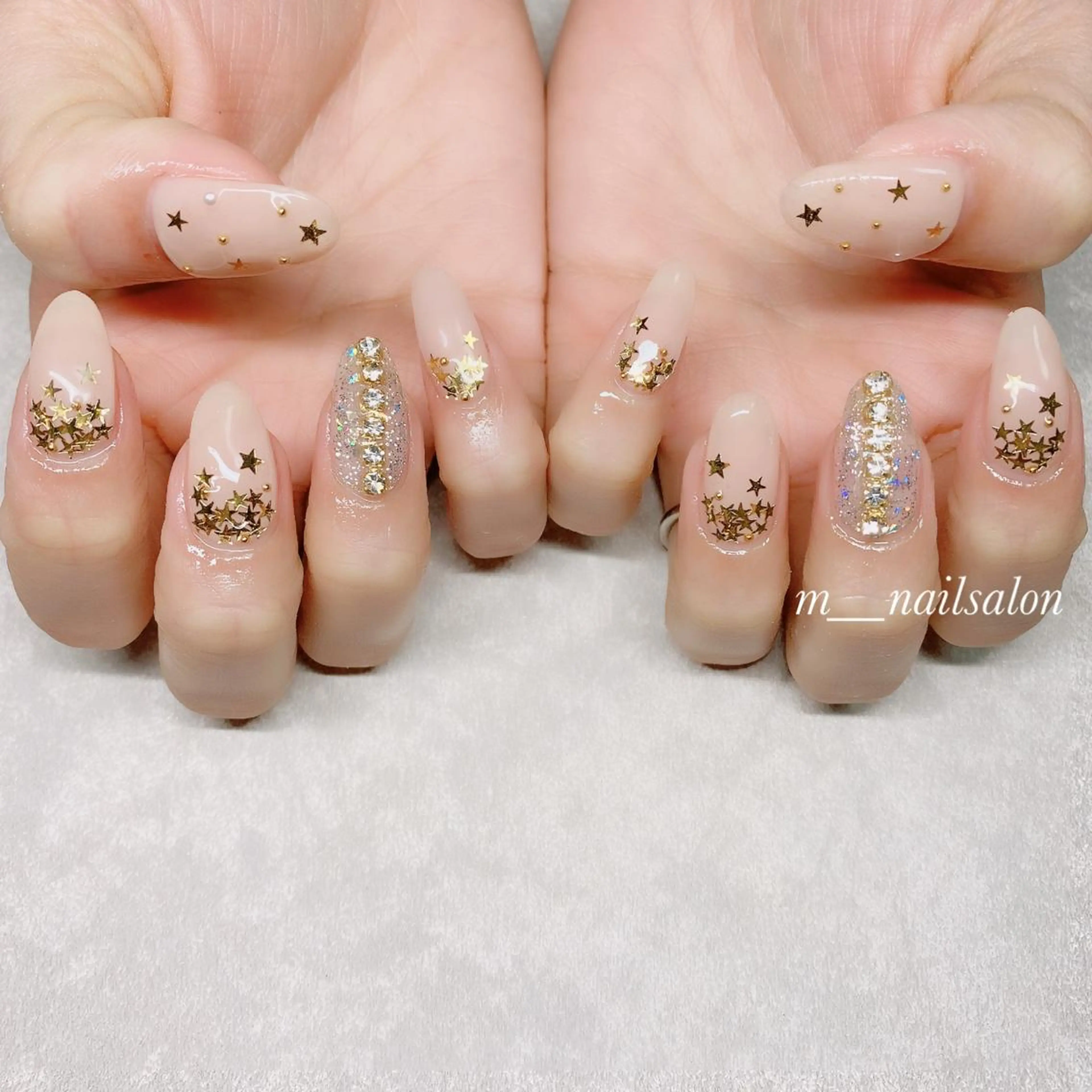 ネイル フラッシュネイル ジェルネイル 韓国ネイル マグネットネイル パラジェル merci nail所属・merci nailのネイルデザイン