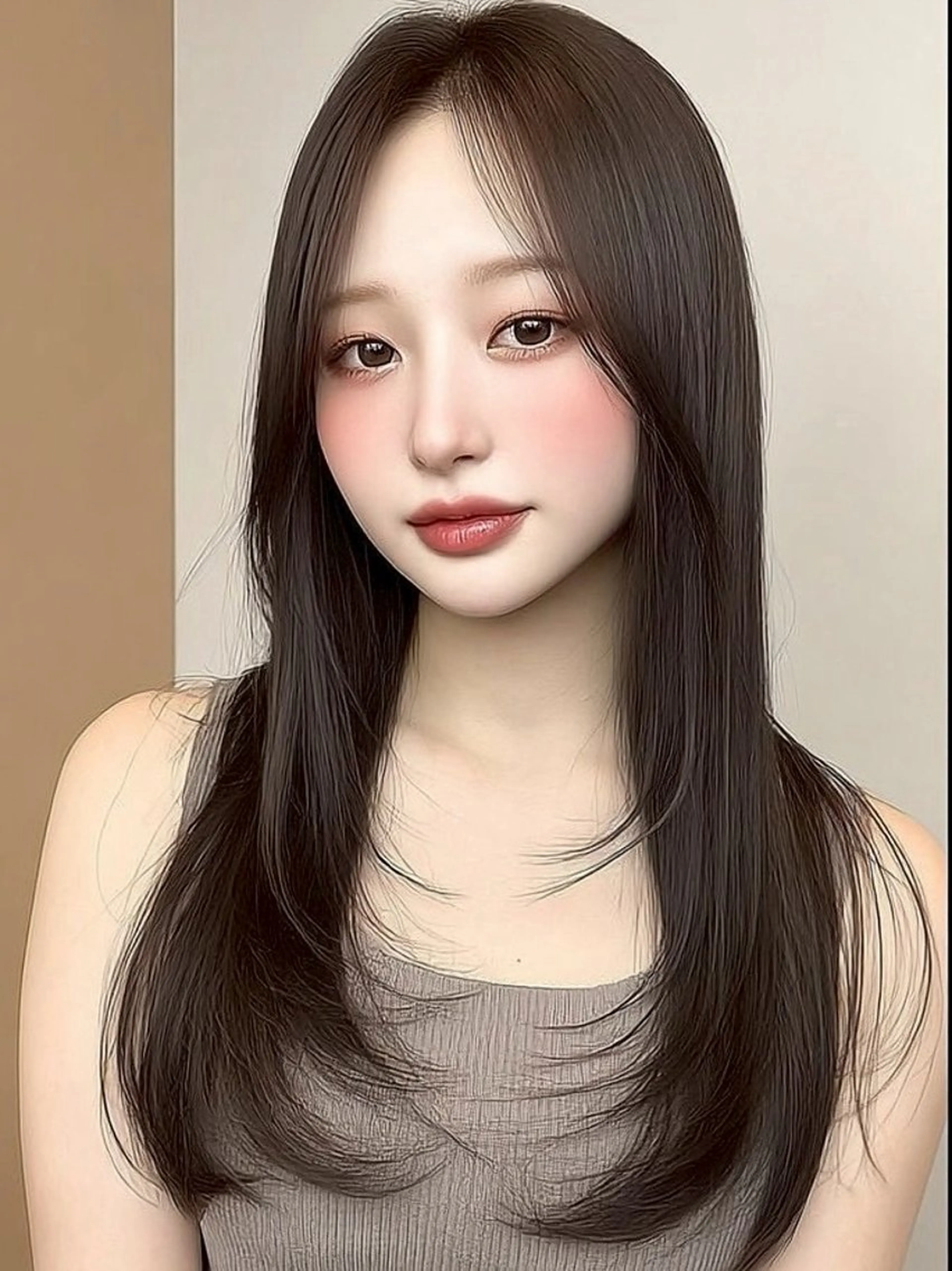 セミロング 髪質改善 似合わせカット 小顔カット 縮毛矯正 トリートメント カット 縮毛矯正 トリートメント 美髪 Risaのヘアスタイル