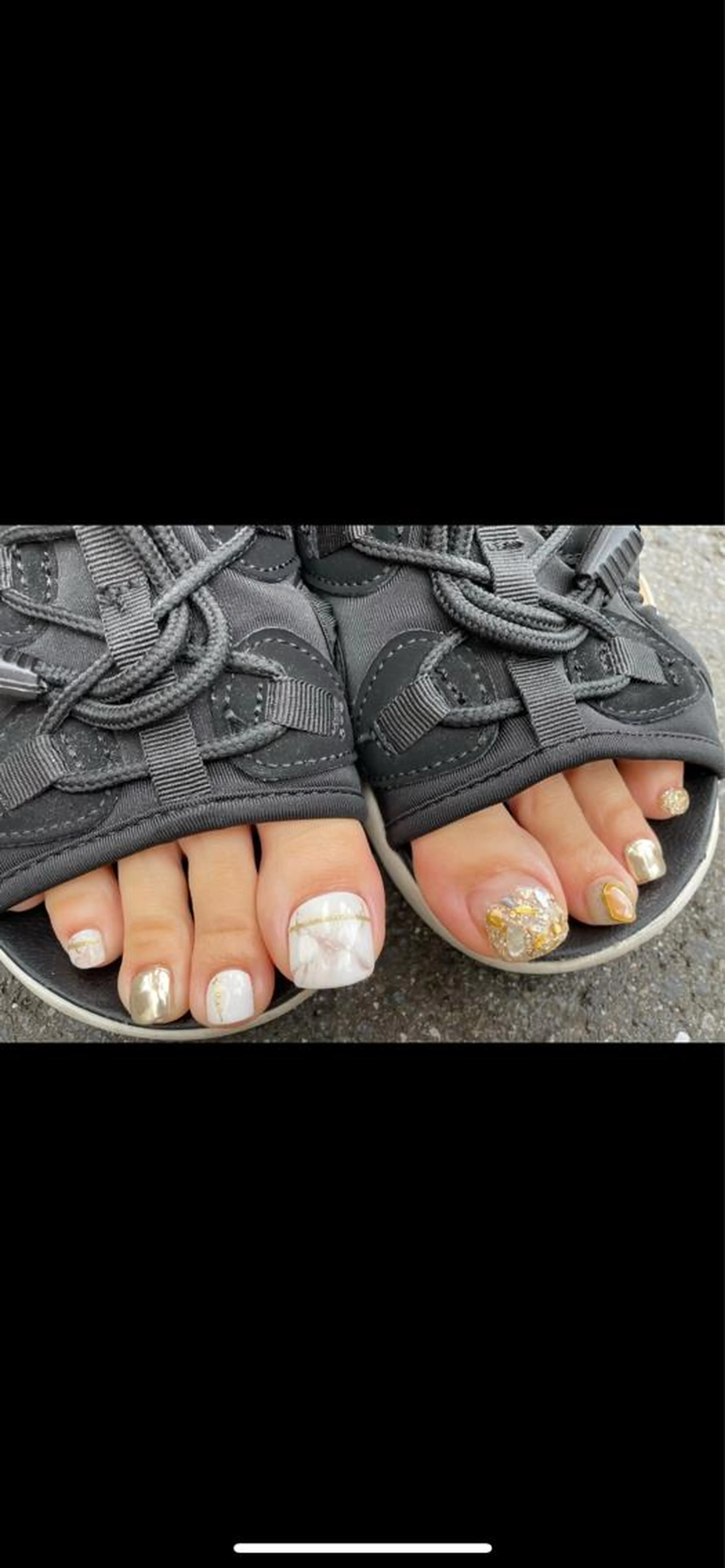 オフなし⭐︎持ち込みデザイン✨アートやり放題♪パーツつけ放題❤︎ 【フットバス付き💕】の写真