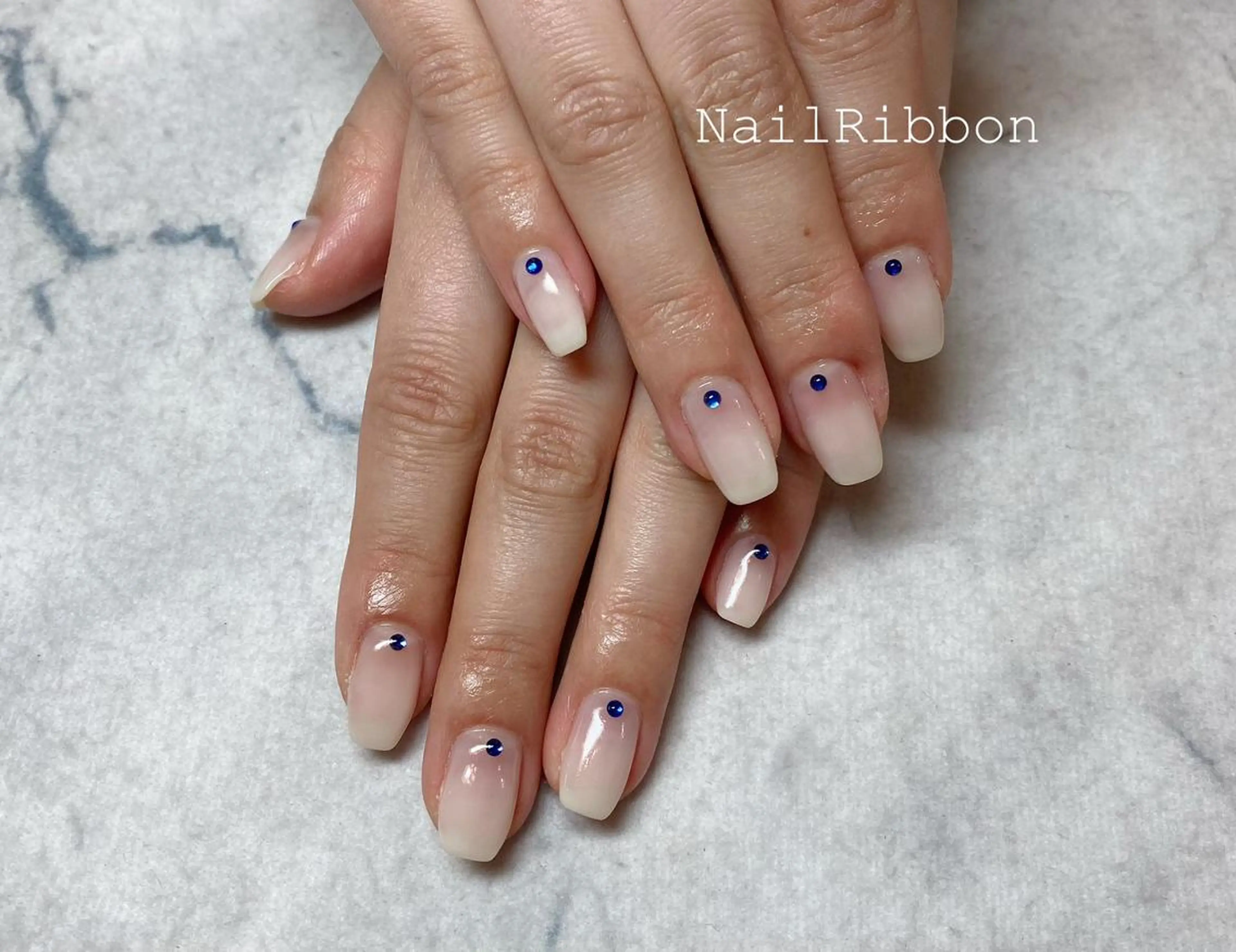 ネイル ネイルリボン 石田のネイルデザイン
