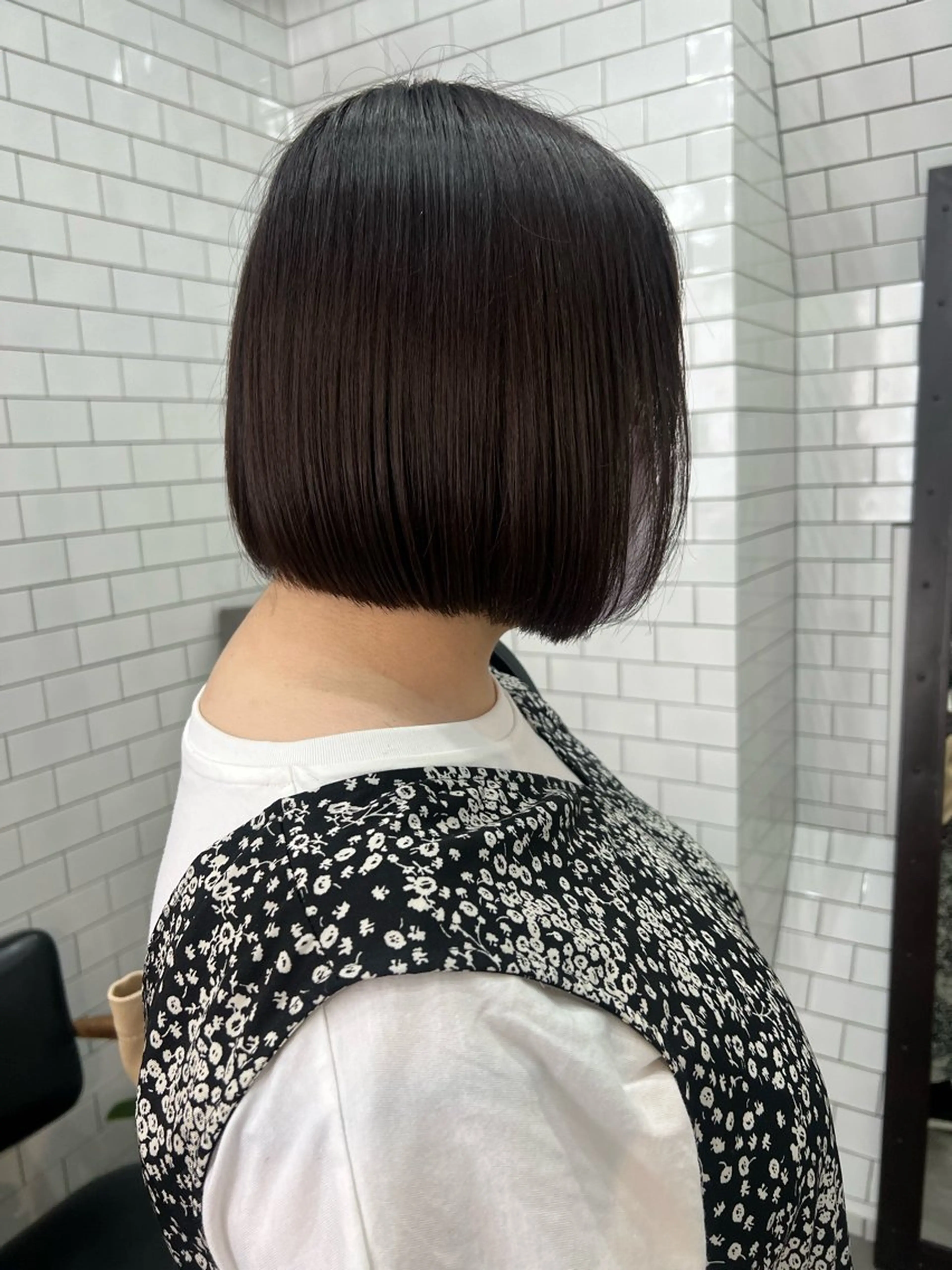ショート カット 紙屋町ショート /ボブ　パーマ河内蓮のヘアスタイル