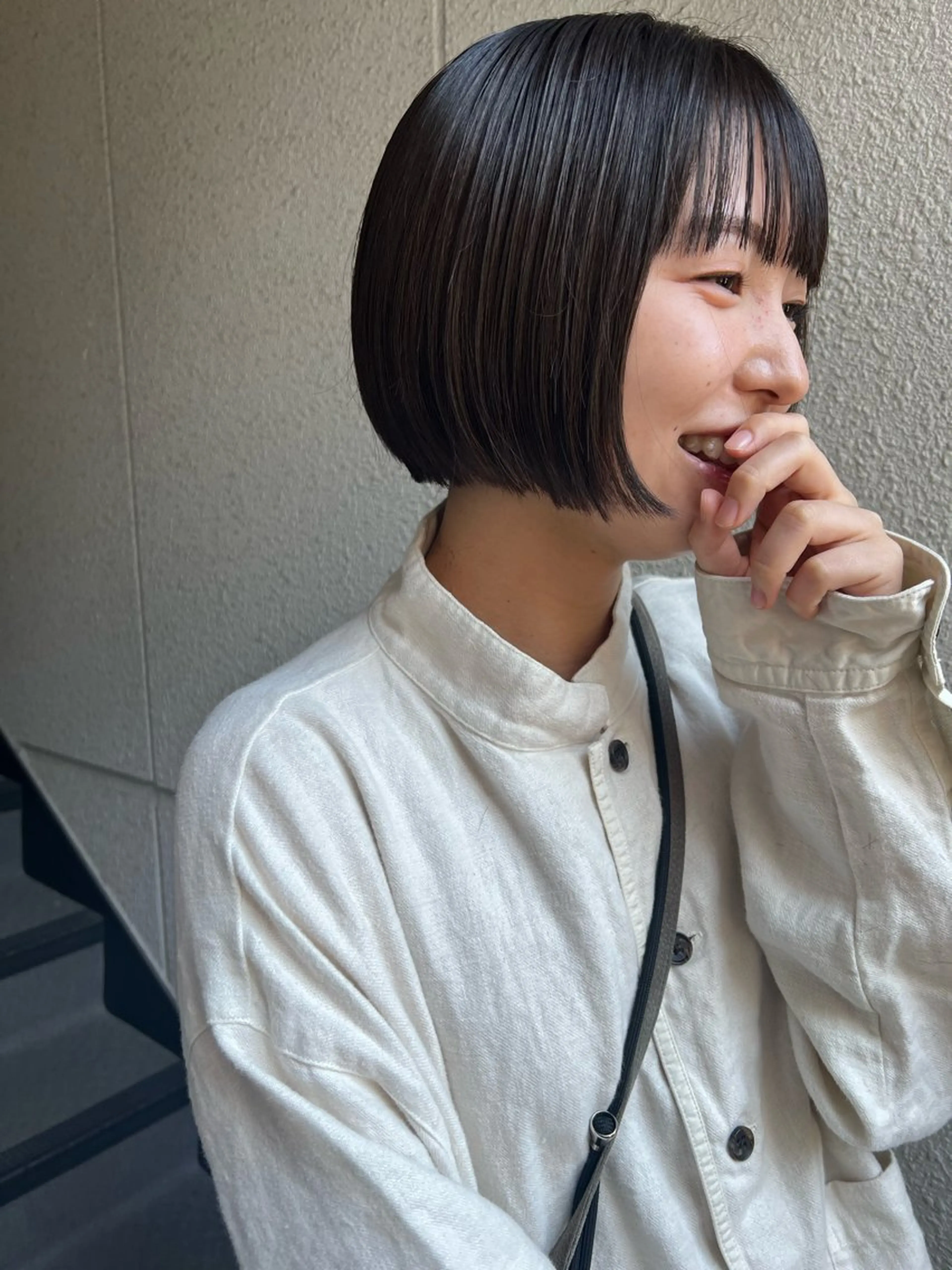 ショート カラー ボブ カラーパティシエ facce🌼ikoのヘアスタイル