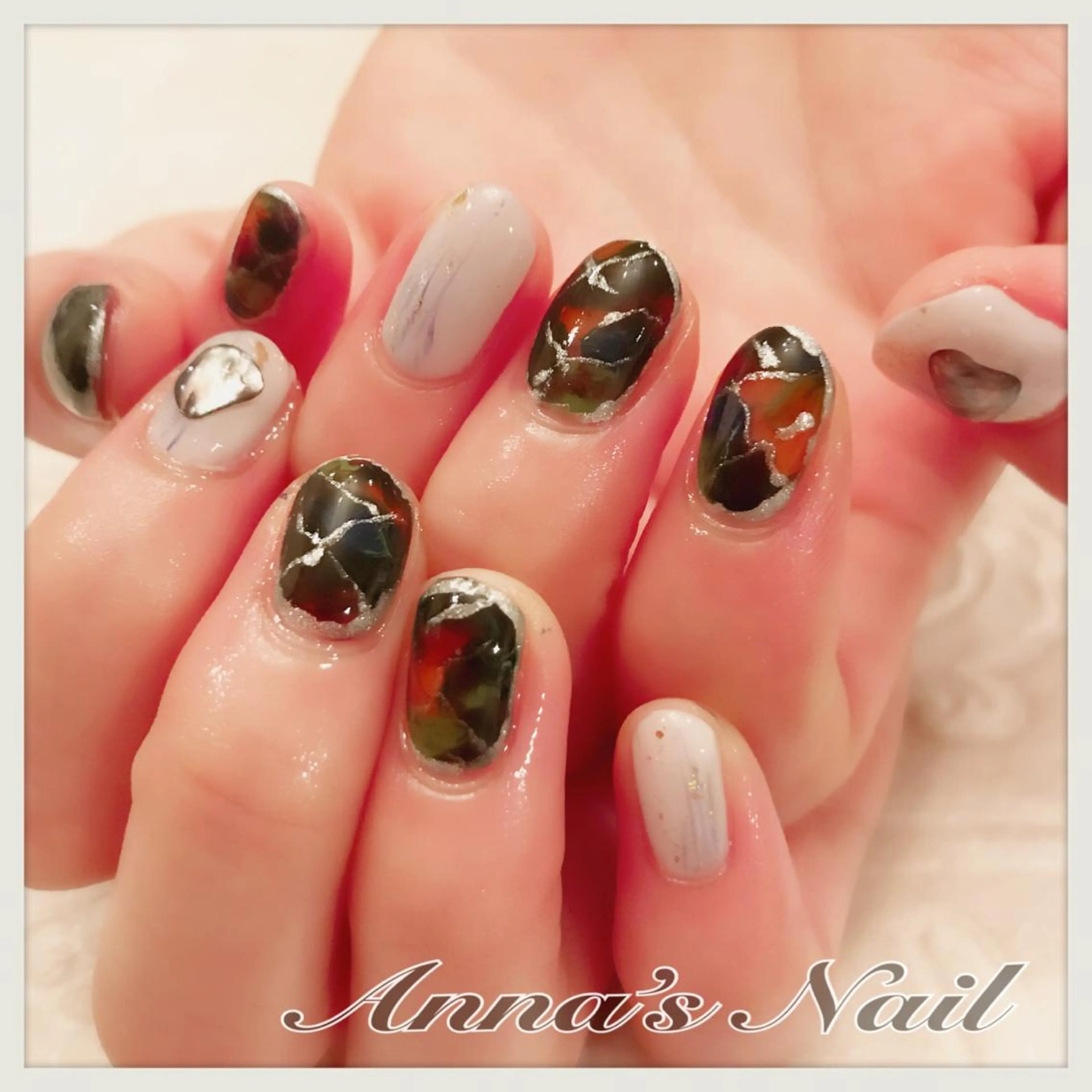 ネイル ニュアンスネイル Anna’s Nail所属・清口 杏奈のネイルデザイン