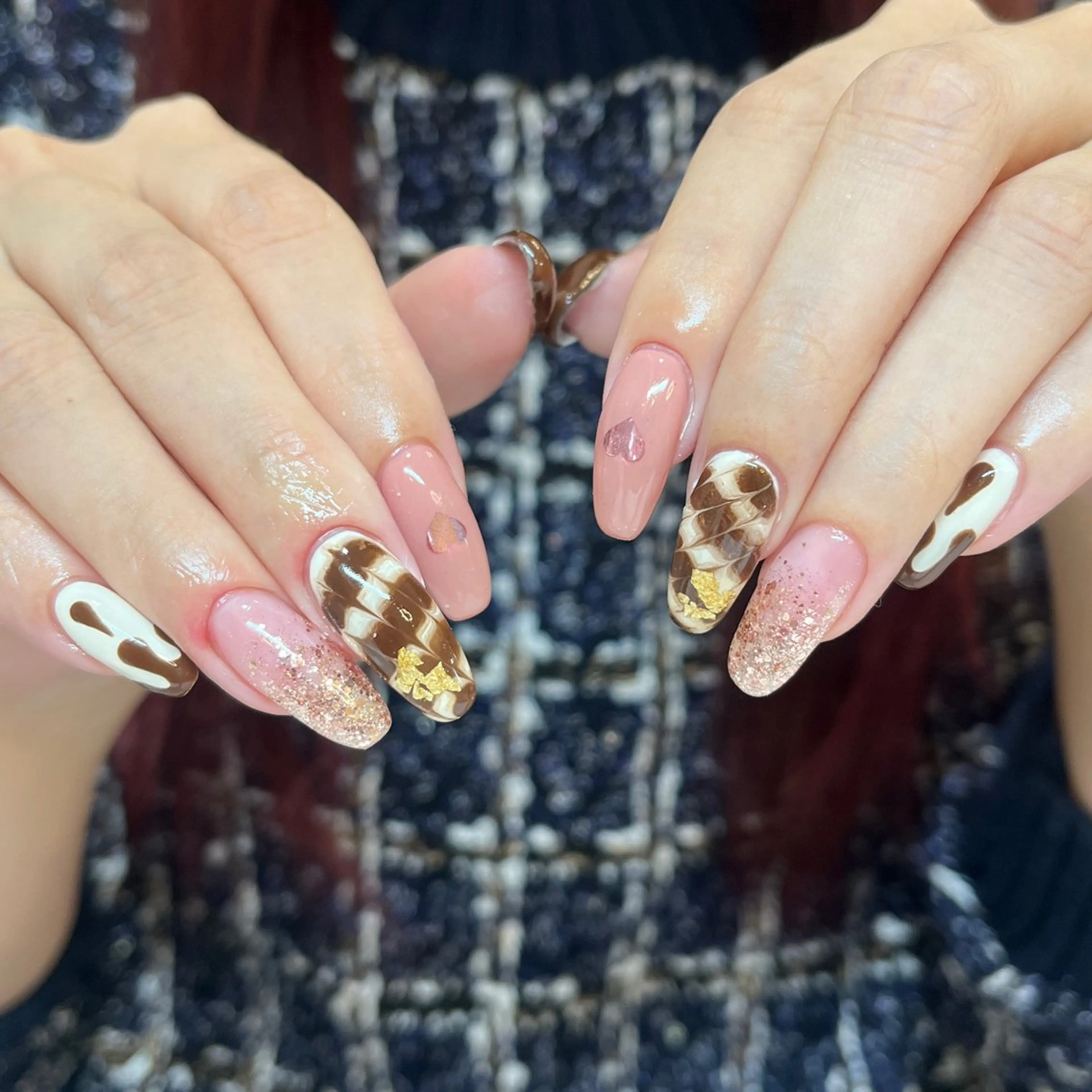 ネイル バレンタイン nail salon HERA所属・HERA 小橋川のネイルデザイン