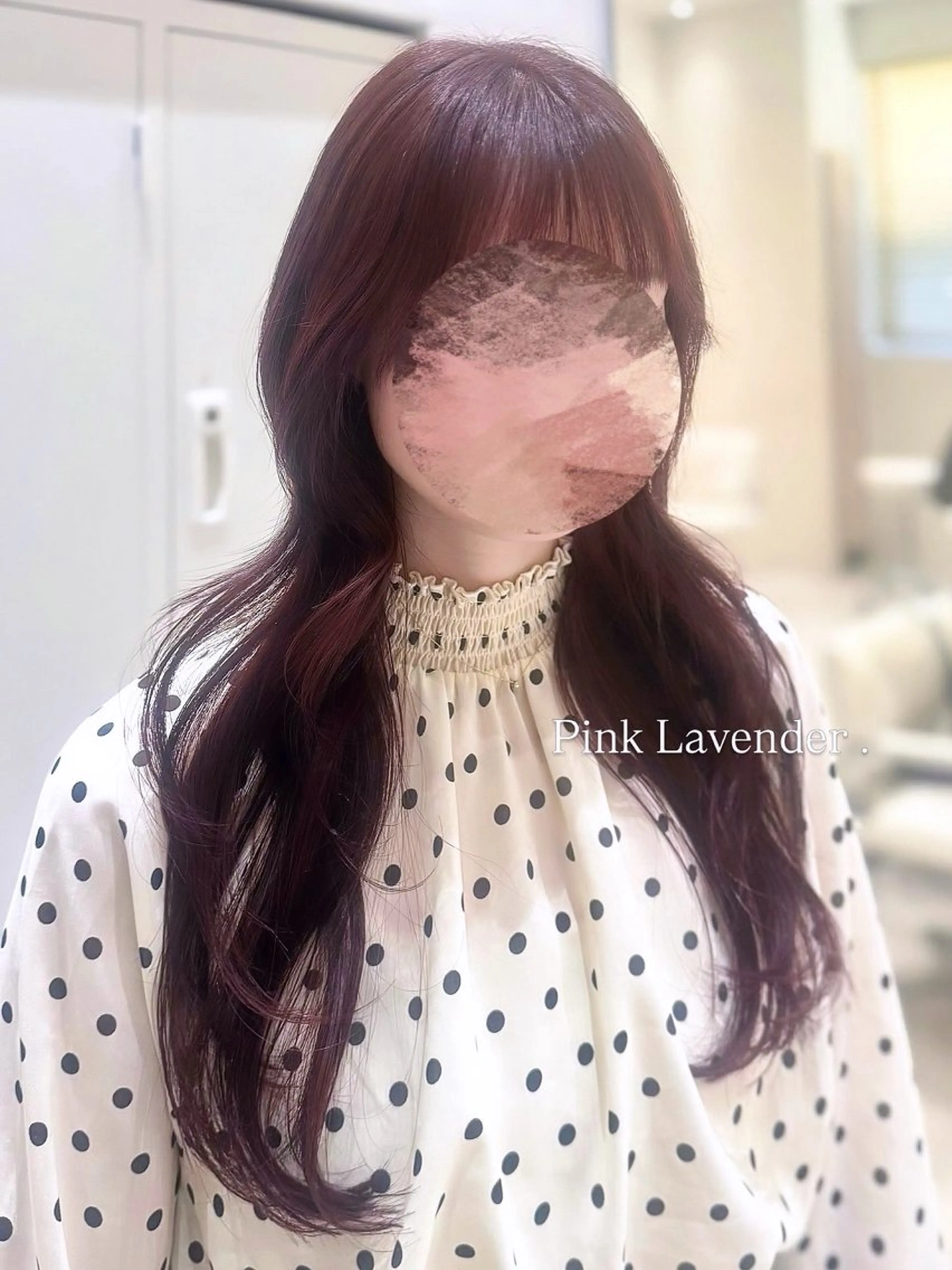 ロング ヘアカラー トリートメント 京都河原町 髪質改善🌛‧˚花綸のヘアスタイル