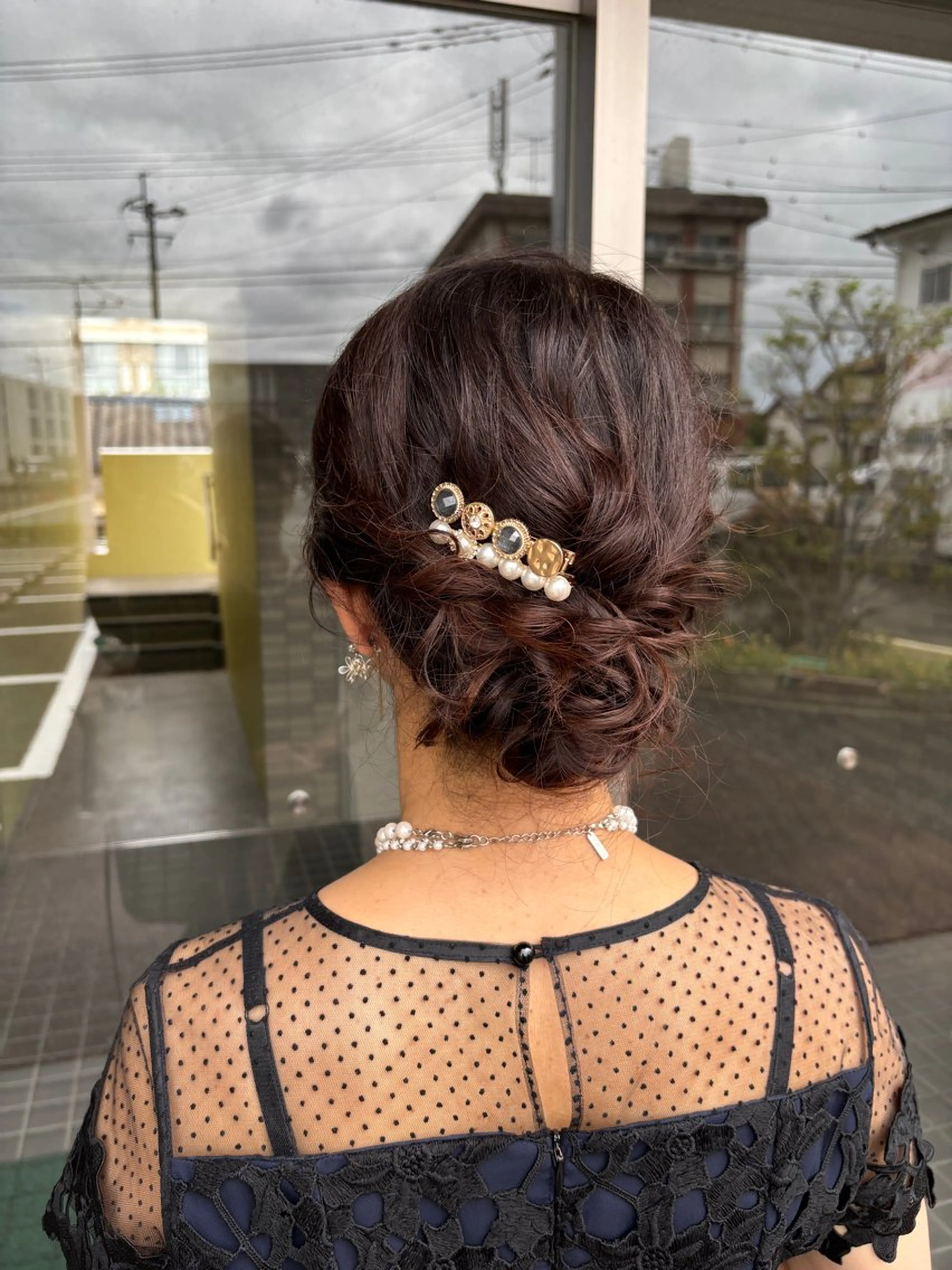 ヘアアレンジ ブリーチカラー🤍 髪質改善🌟のヘアスタイル