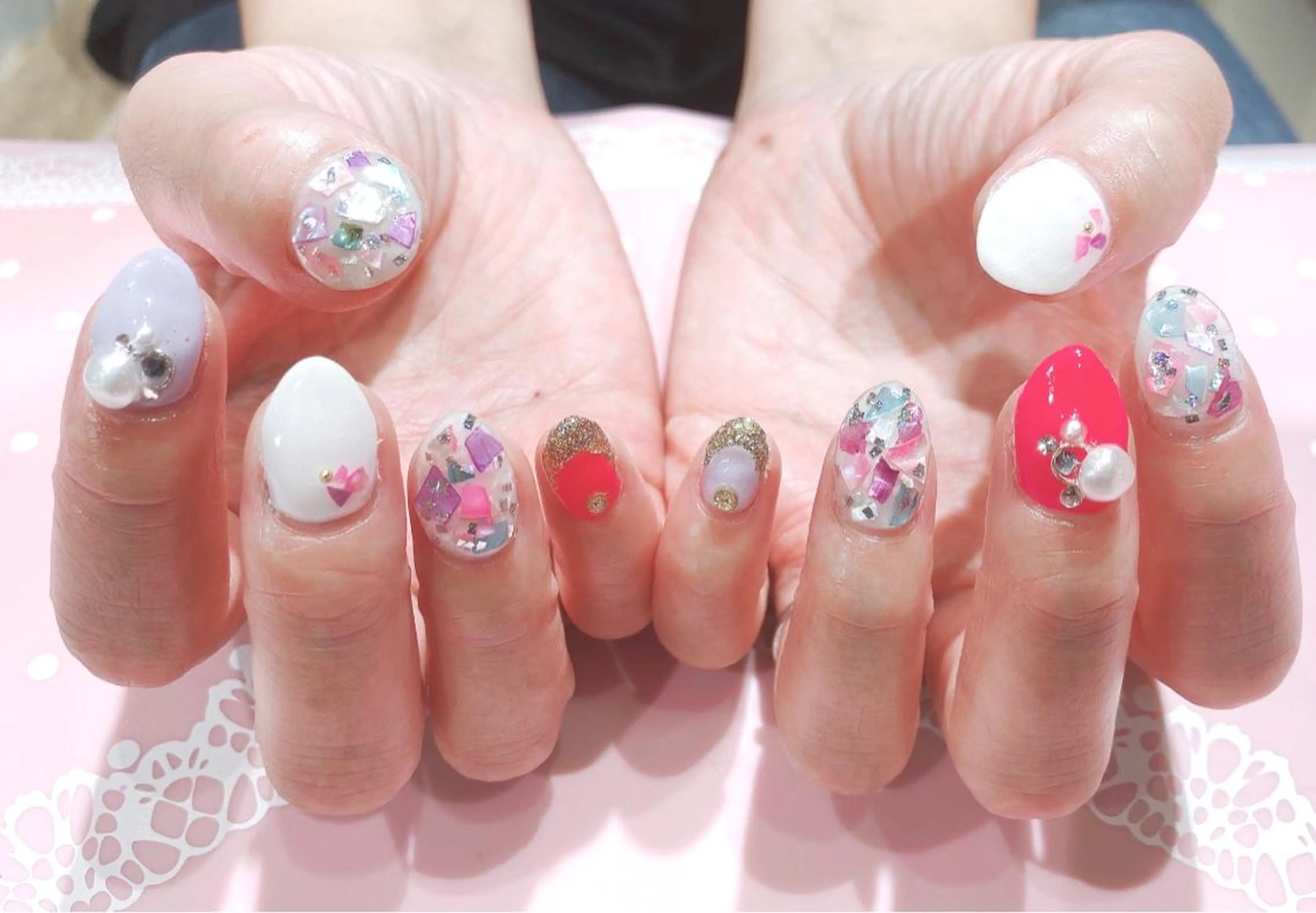 ネイル 夏ネイル VIST☆ ｍａｍｉのネイルデザイン