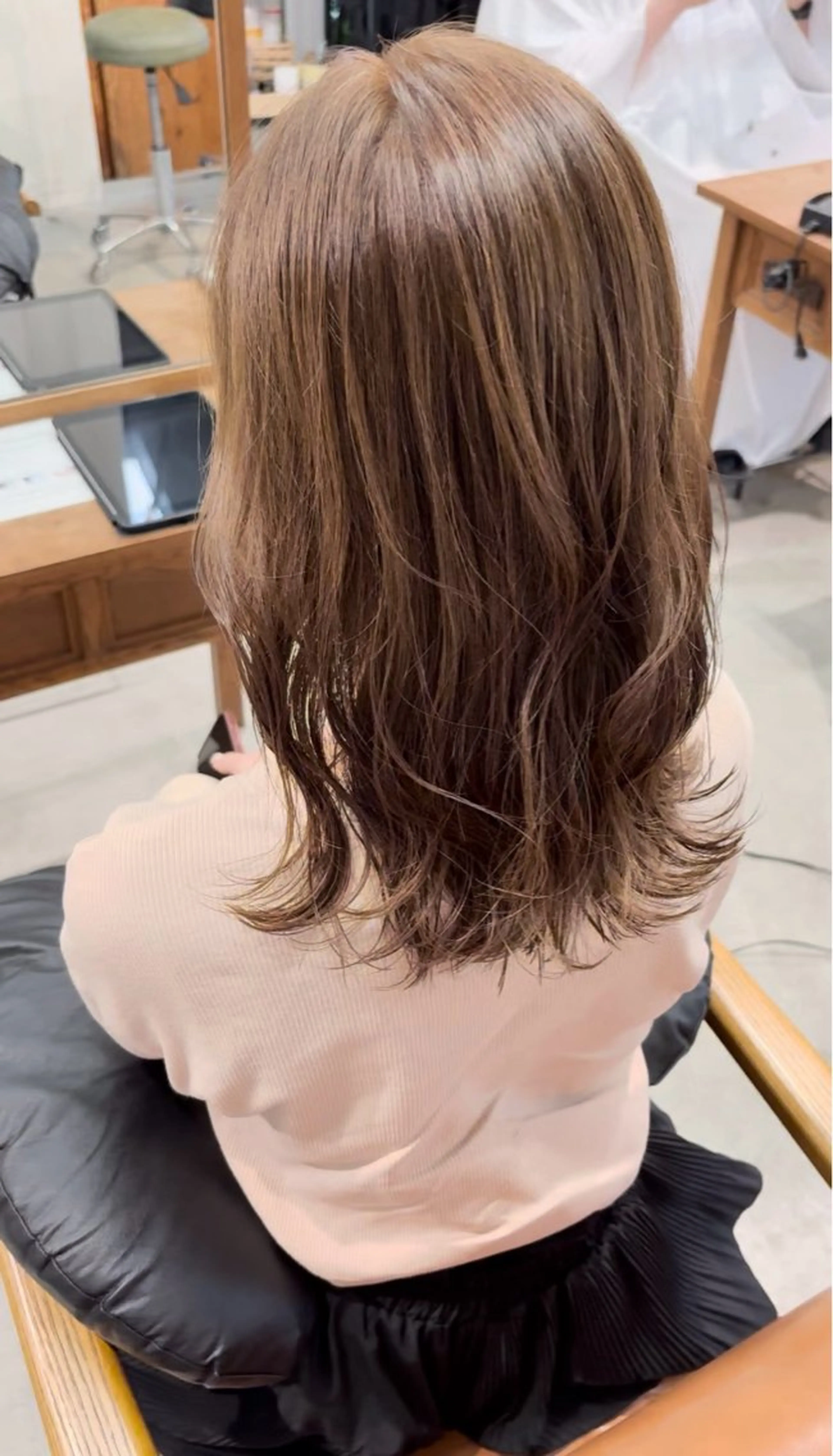 ミディアム カット ヘアカラー トリートメント Nicoru*所属・SONO 【一宮】のヘアスタイル