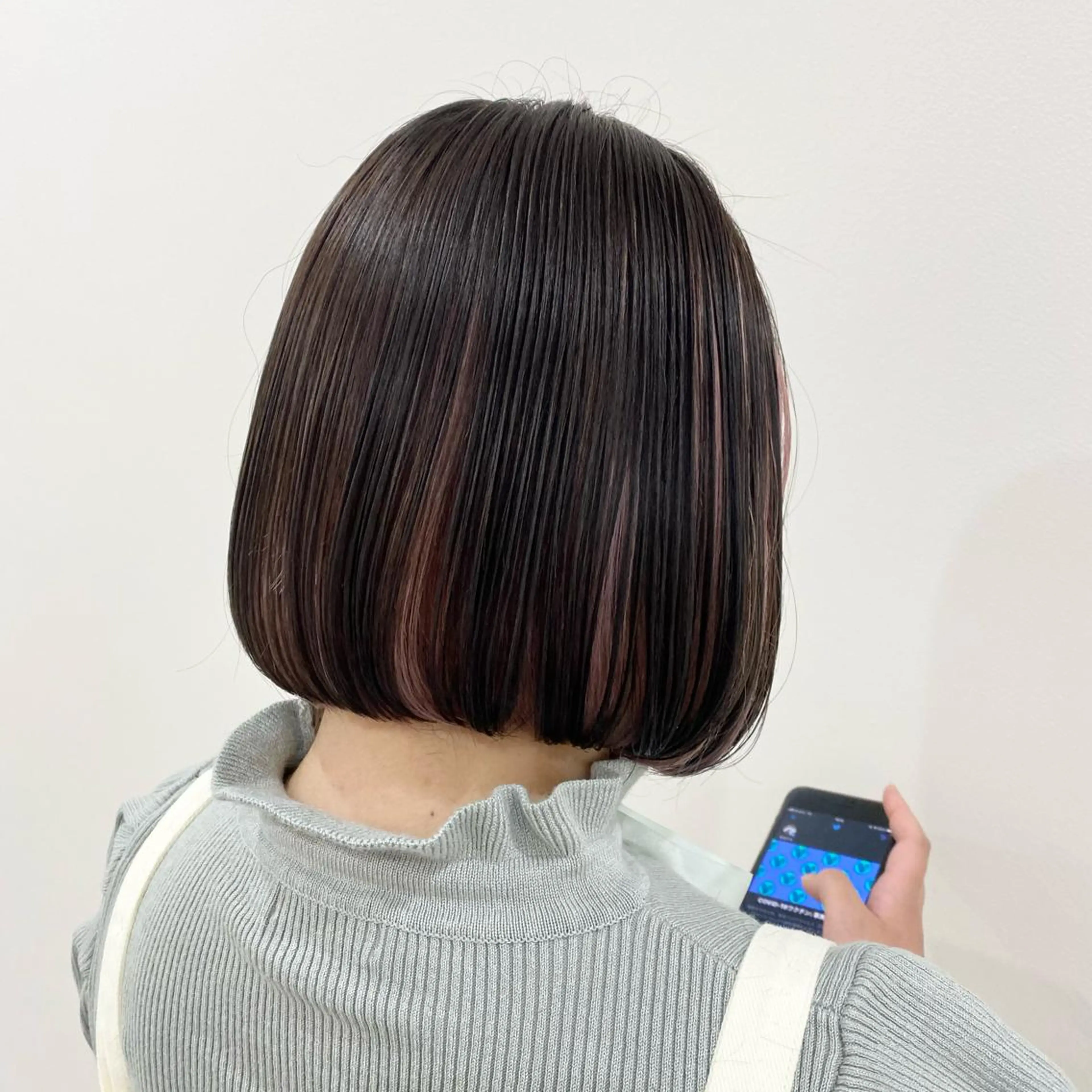 ショート カラー マンツーマン女性 美容師 奏のヘアスタイル