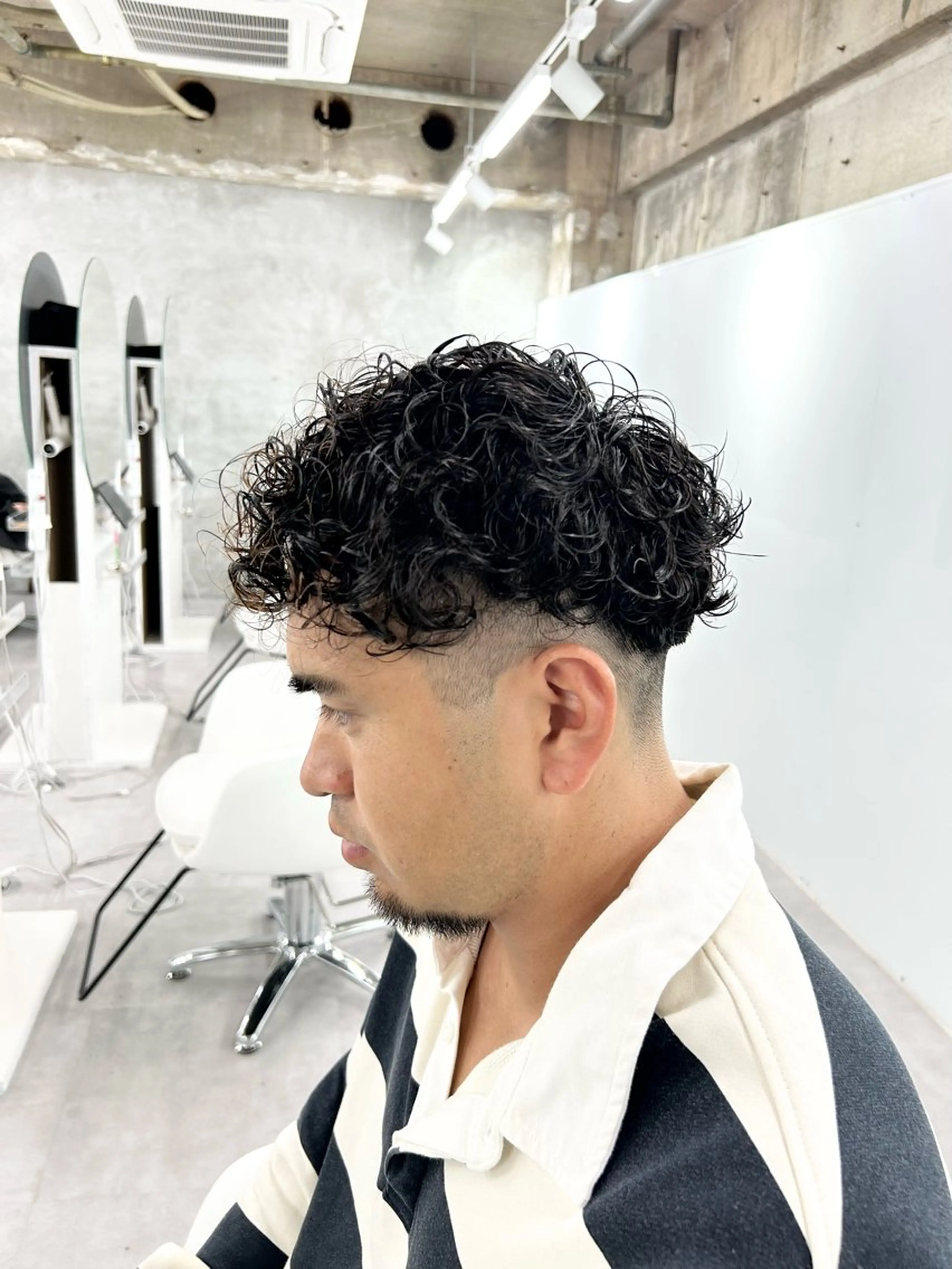 ショート パーマ メンズ スペインカール 【メンズ特化】 kanameのヘアスタイル