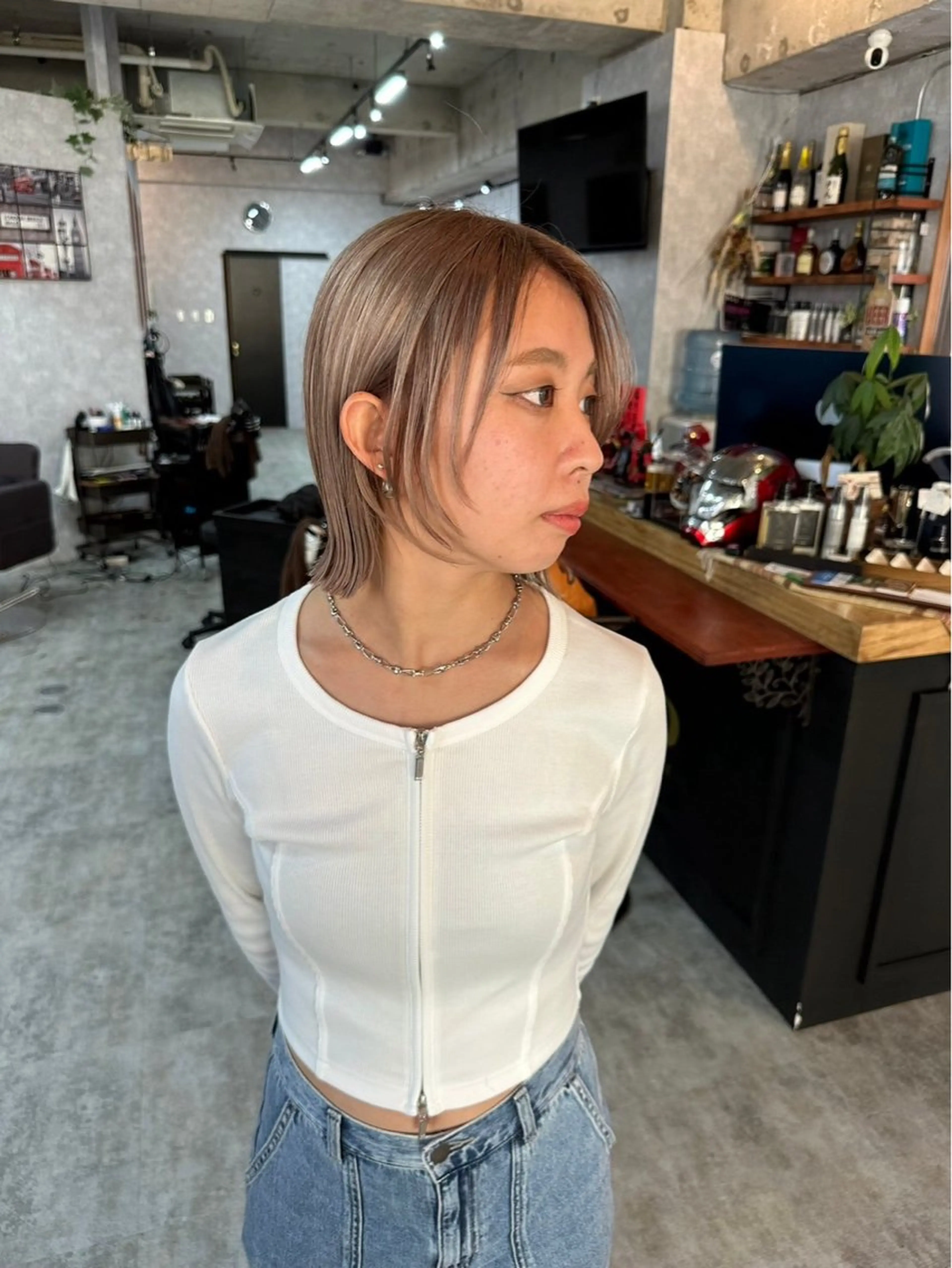 ショート カラー C'LD Hair Produce【シールドヘアープロデュース】所属・シールドヘアー/那覇 /縮毛矯正/ブリーチのヘアスタイル