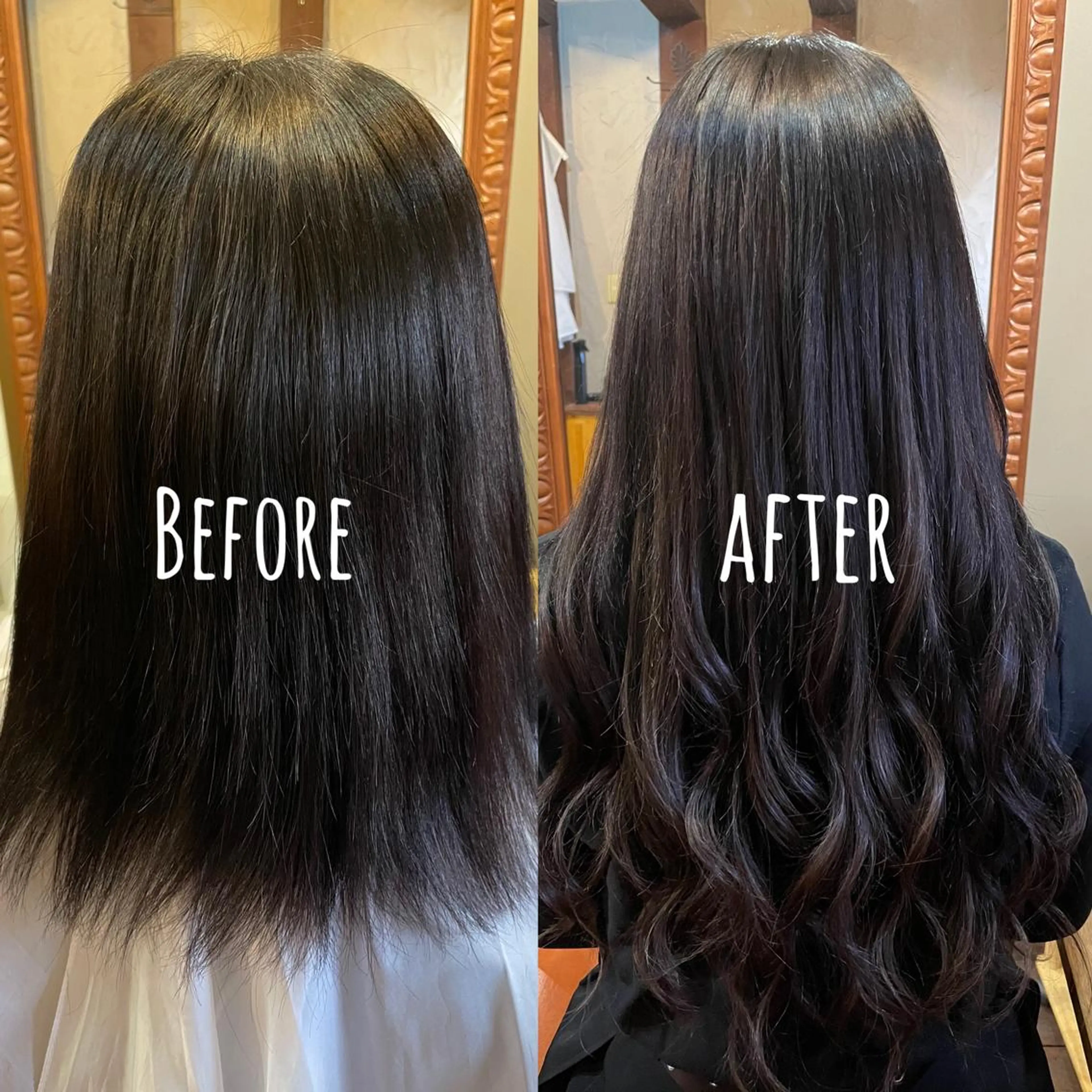 2回目以降の方💜地域最安値❤️🧡💛最高級シールエクステ70枚＋カット無料✂️の写真