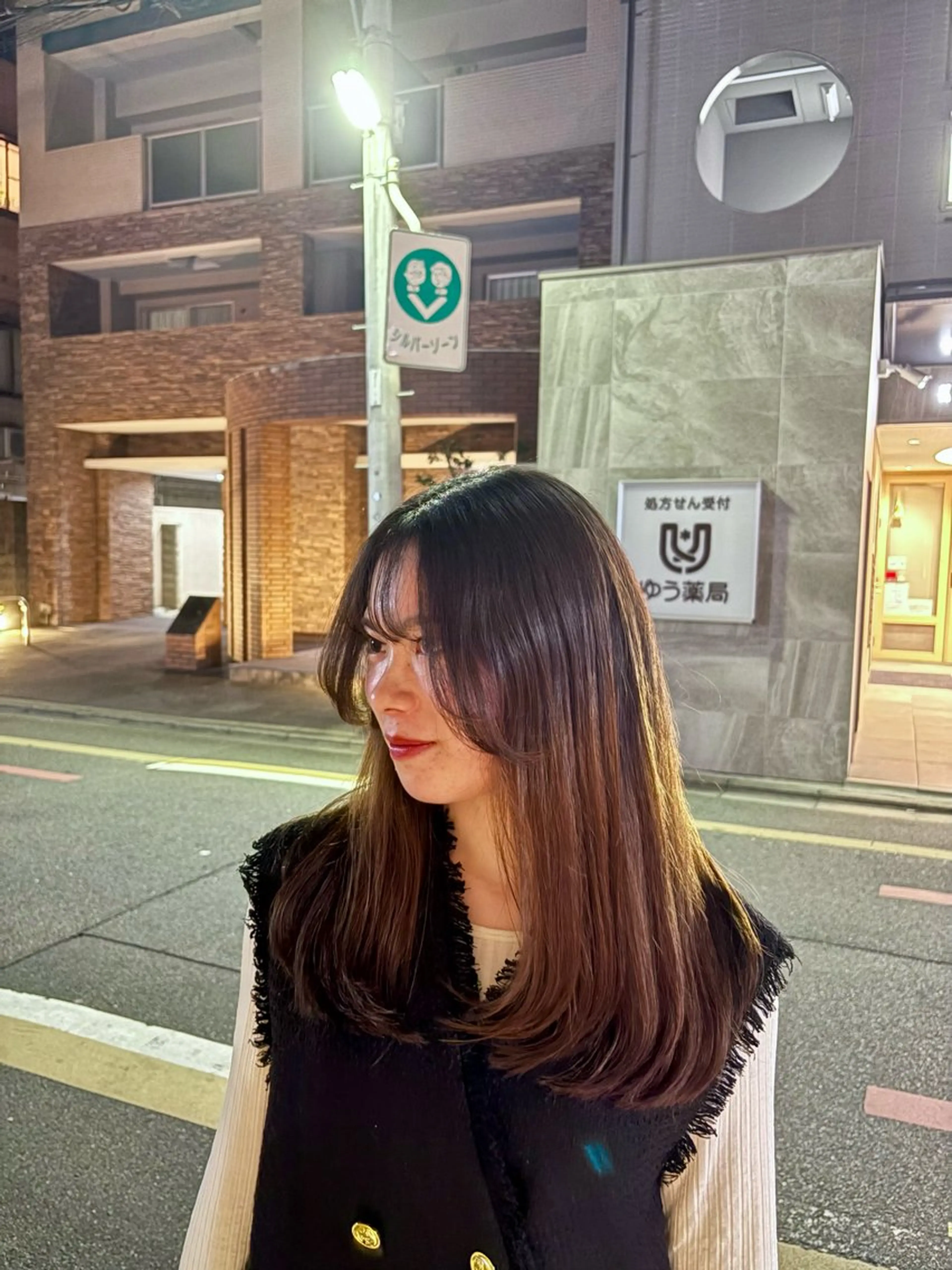 セミロング 北尾 斗唯のヘアスタイル