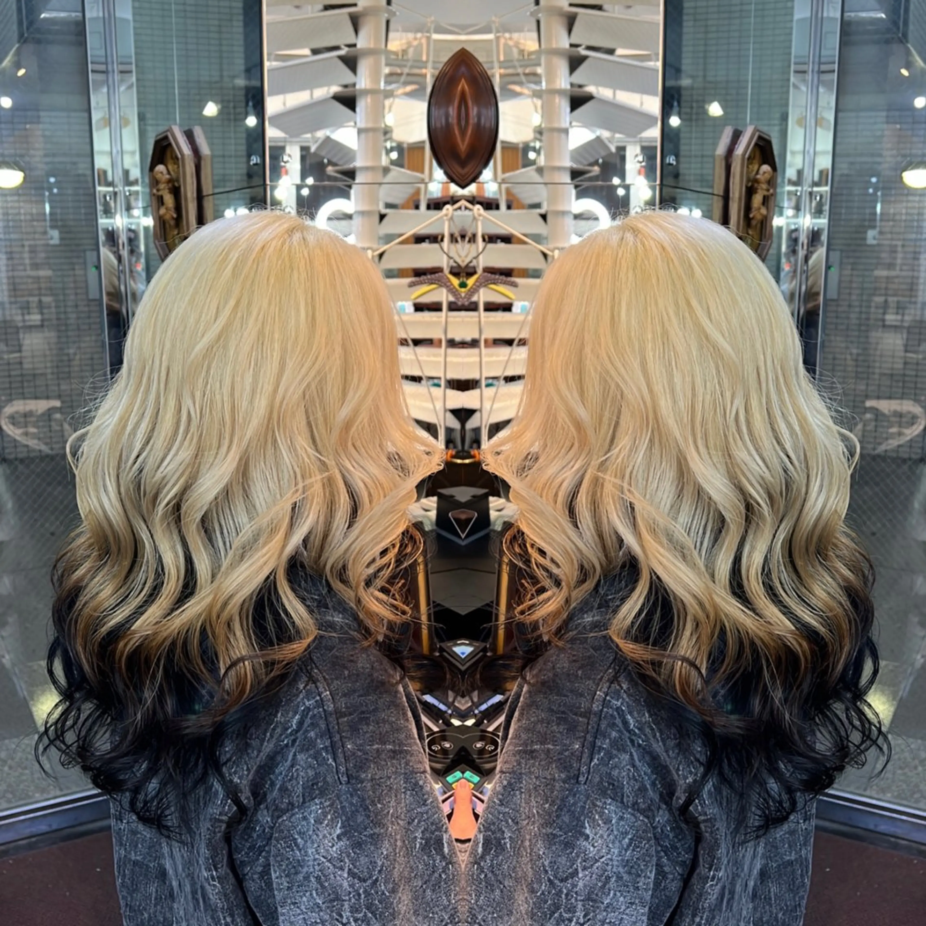 ロング ヘアカラー トリートメント レイヤー/ボブ/ ミニボブ/AOIのヘアスタイル