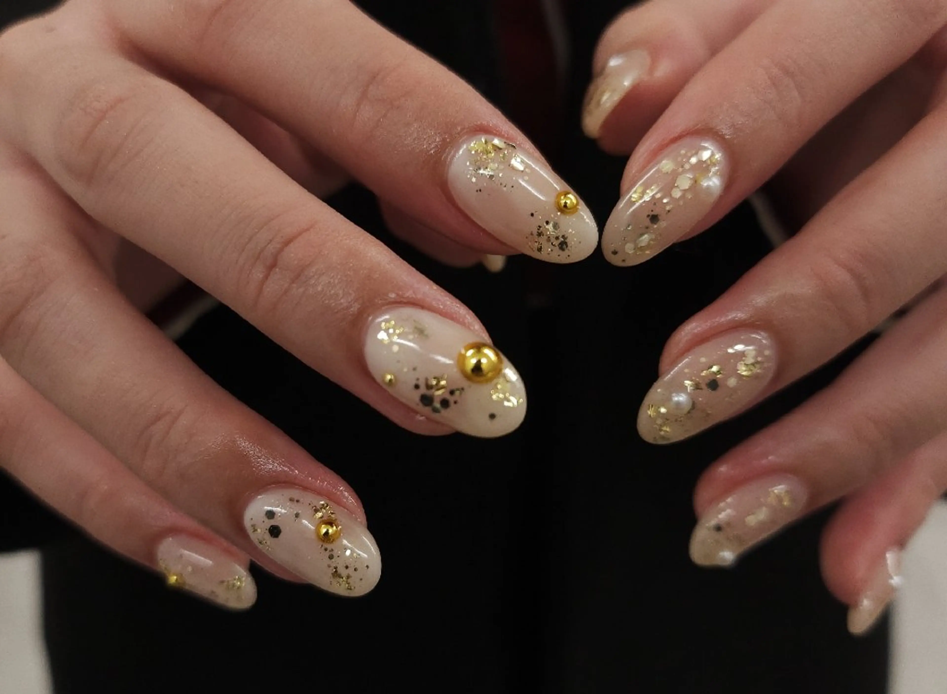 ネイル 成人式 ジェルネイル 持ち込み ニュアンスネイル パラジェル ハンドネイル puku nail 🌼kazu🌼のネイルデザイン
