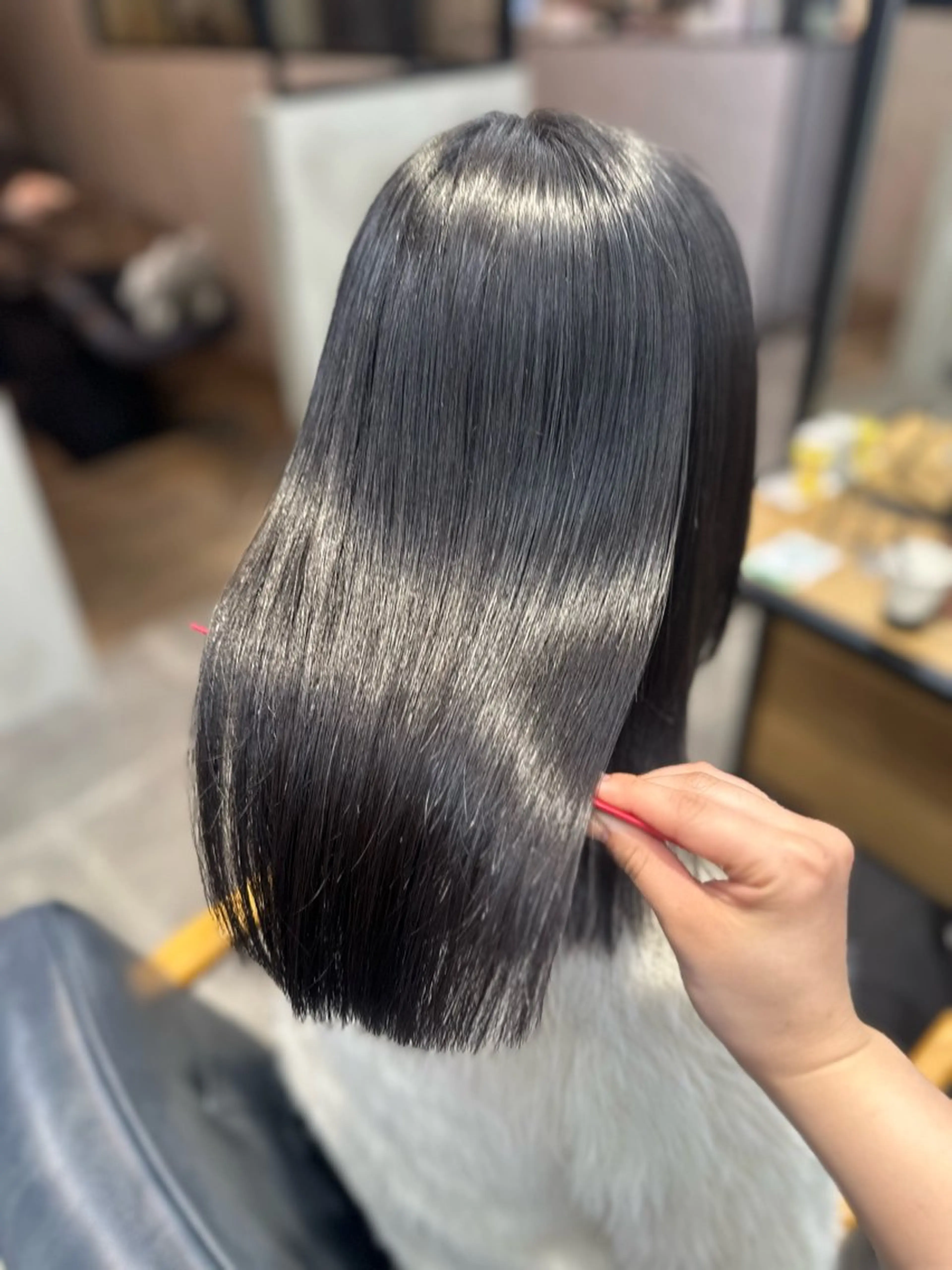 ロング カラー カット ︎︎カイ ミズキ 🐰𝜗𝜚のヘアスタイル