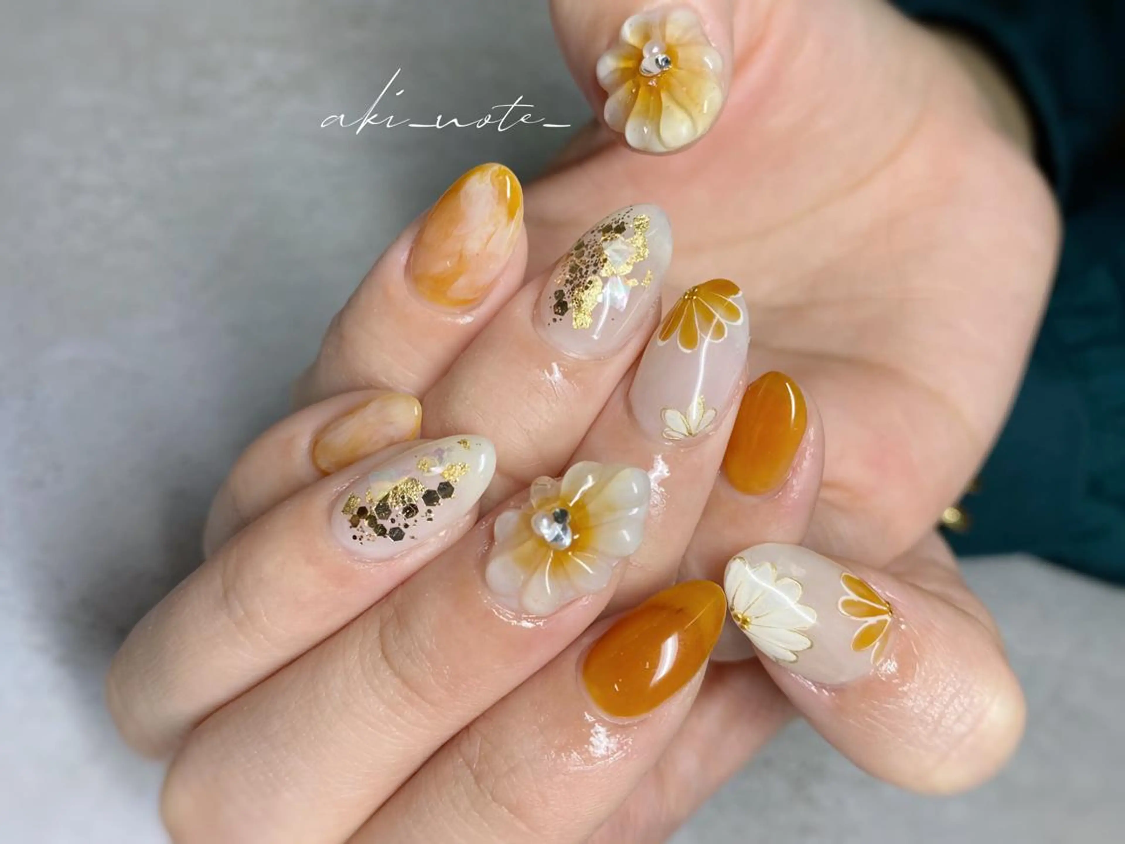 ネイル 成人式 ハンドネイル フットネイル GRANDE大須 栄/店長 aki🌙のネイルデザイン