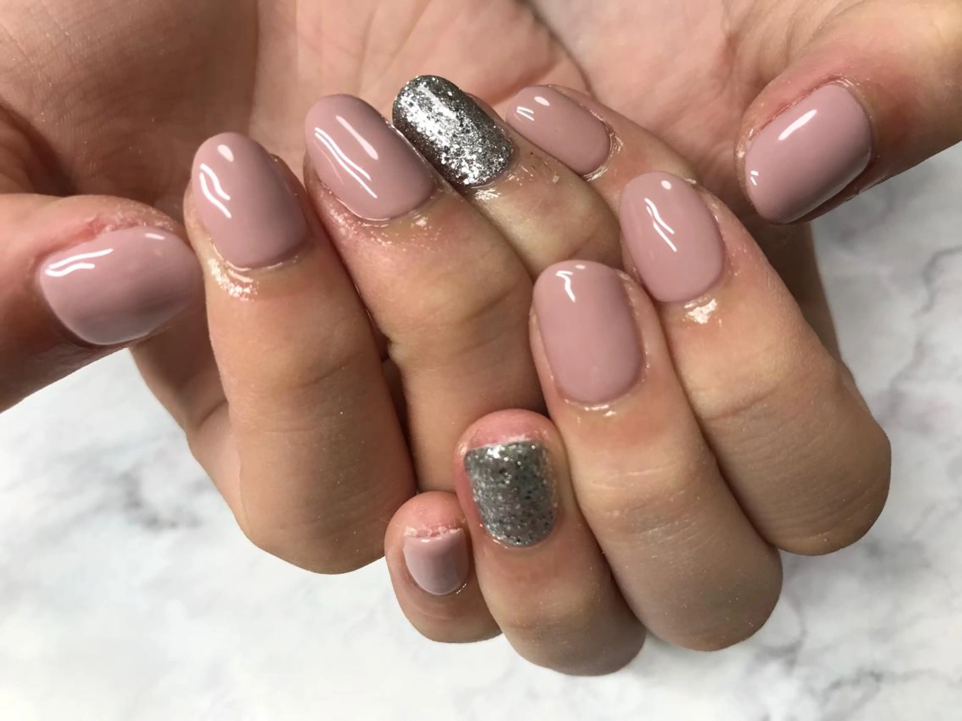 ネイル ハンドネイル Mana‪ ‪·͜· ❤︎‬のネイルデザイン