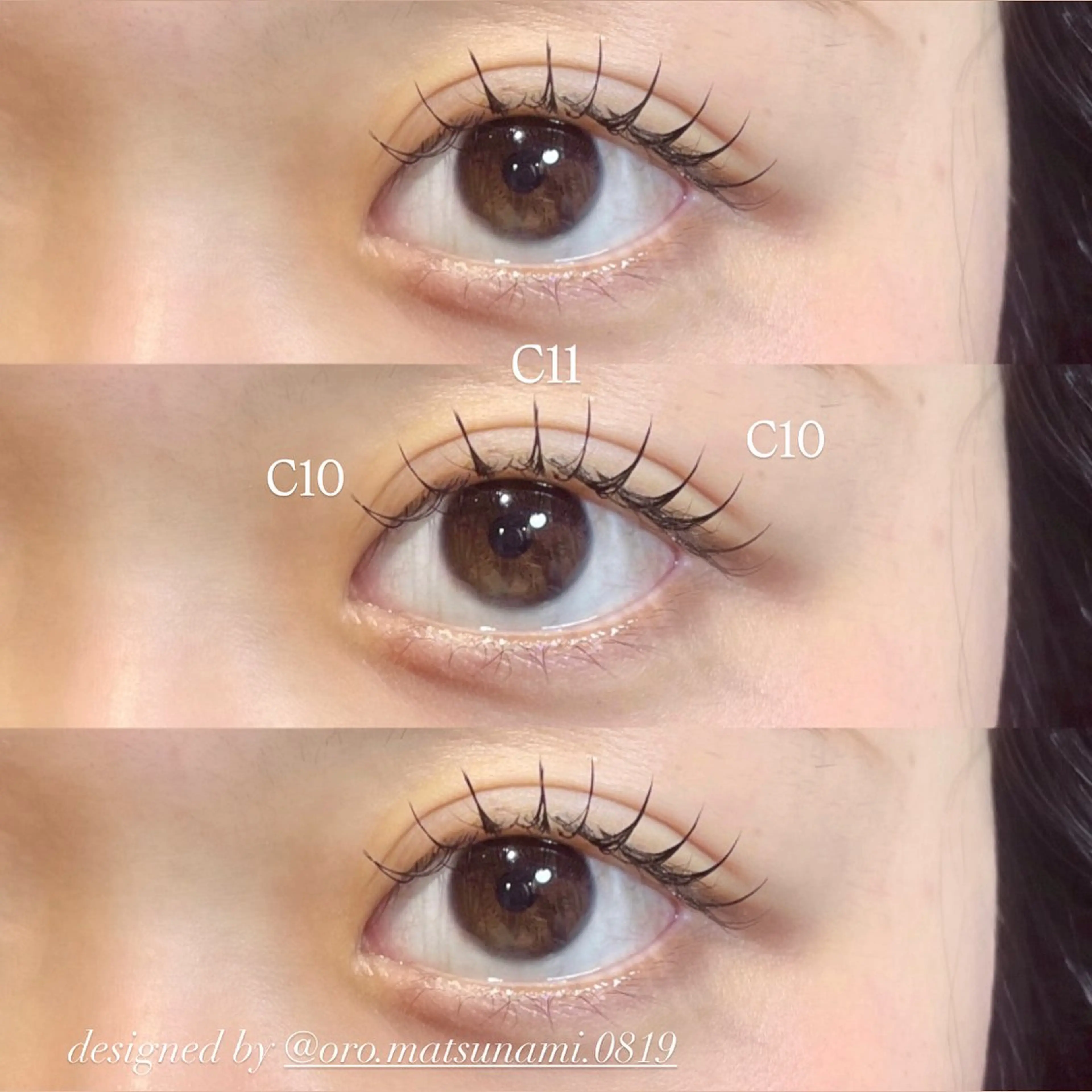 マツエク・マツパ ORO宝塚店 松南 祐里奈のマツエク・マツパデザイン