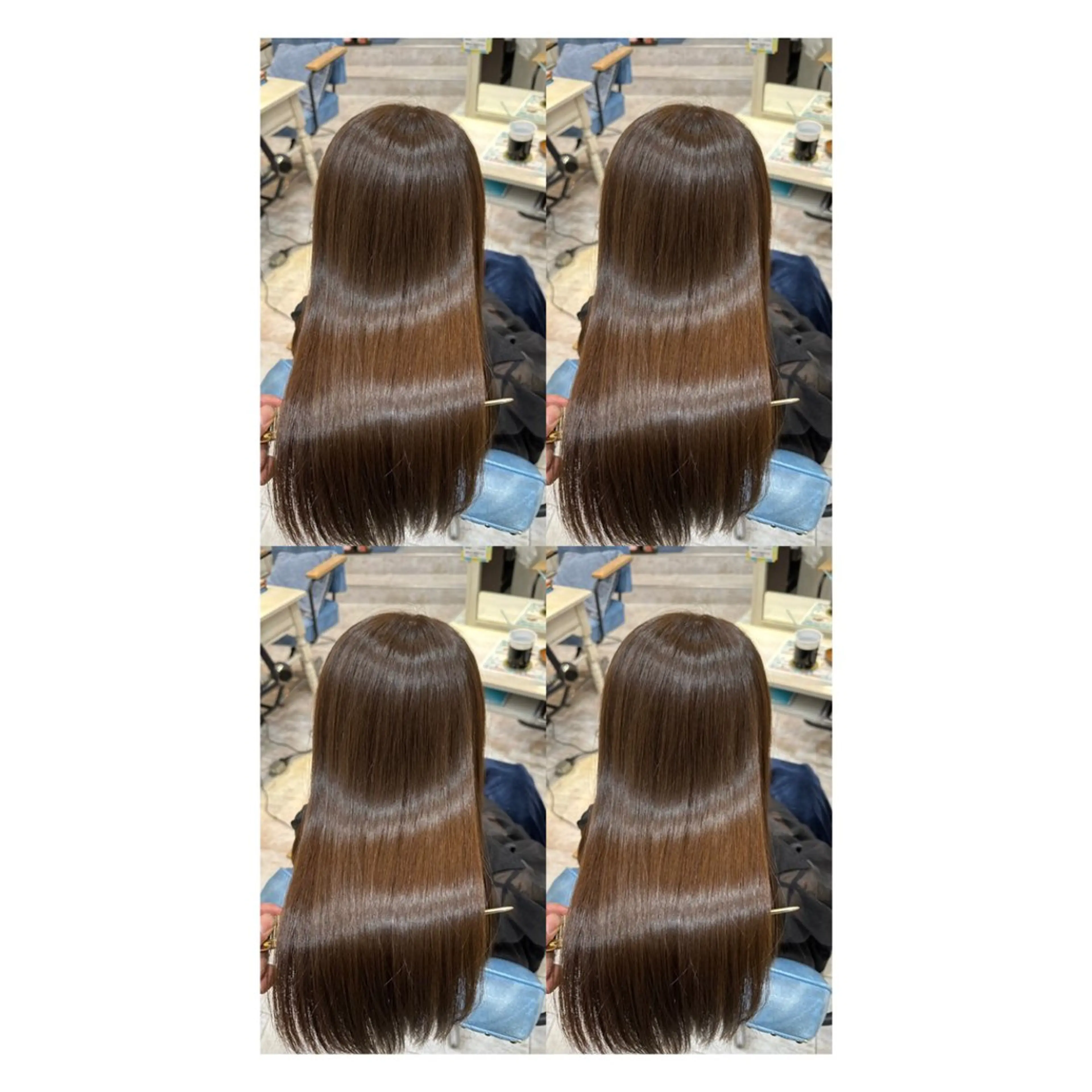 ロング カラー 透明感カラー 髪質改善 縮毛矯正 トリートメント カット ヘアカラー トリートメント 店長✨レイヤー✖️ 髪質改善✖️韓国ヘアのヘアスタイル