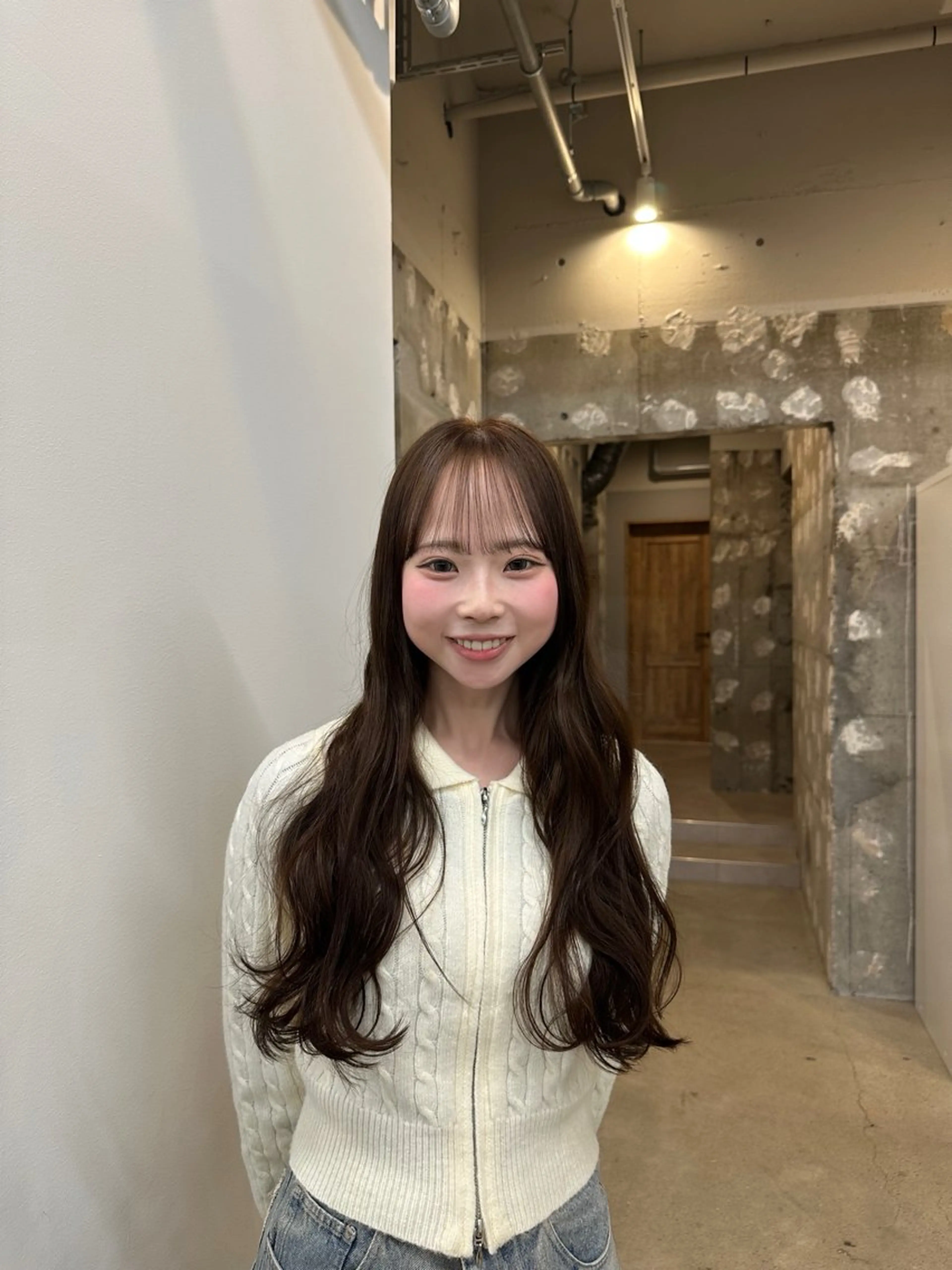 ロング カラー ヘアカラー ルナ/ SYS by fitのヘアスタイル