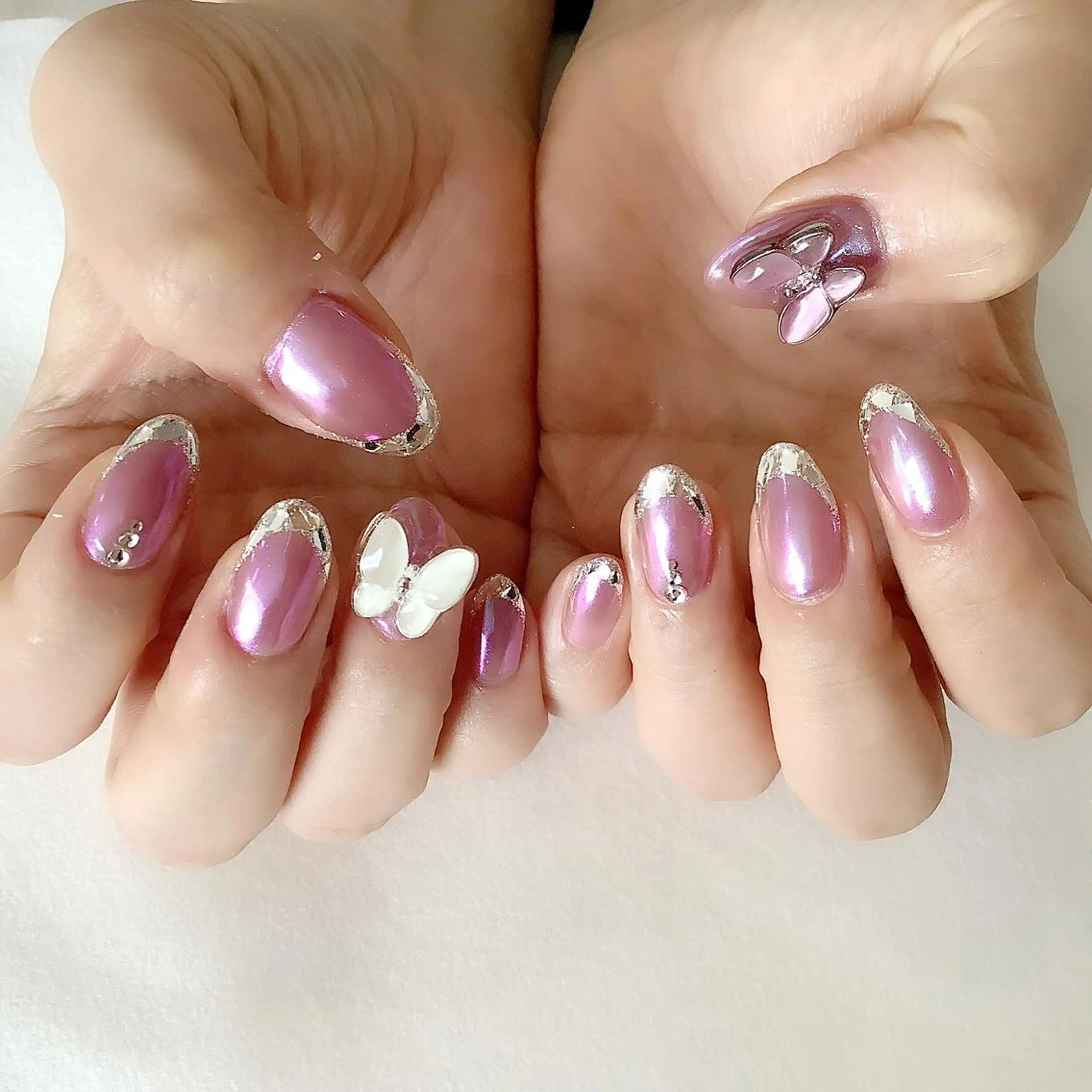 ネイル ハンドネイル 💎🐰 saki. m 🐰💎のネイルデザイン