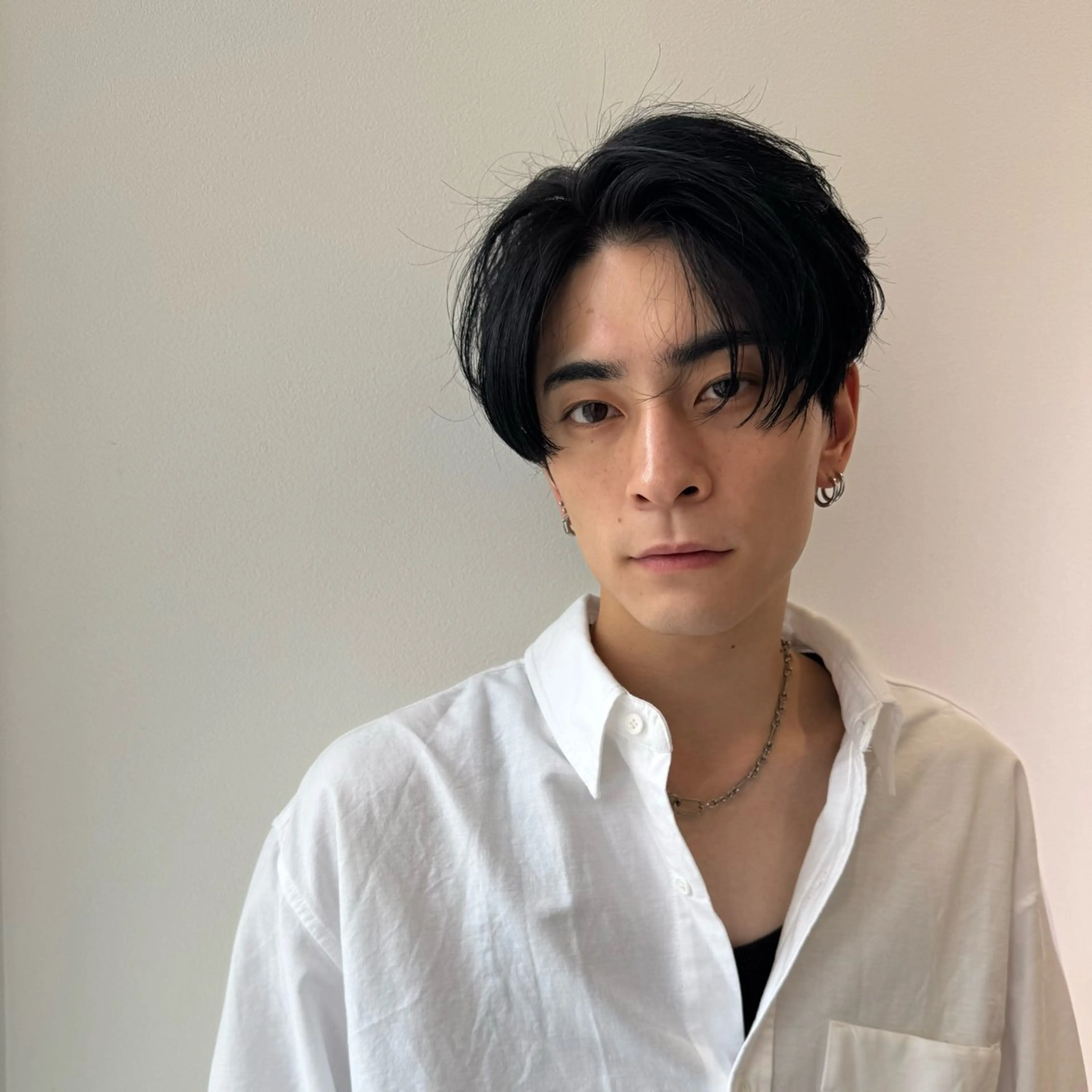 メンズ カット 縮毛矯正 Bonheur所属・茨木メンズ/フェザー パーマ/酒井壮大のヘアスタイル