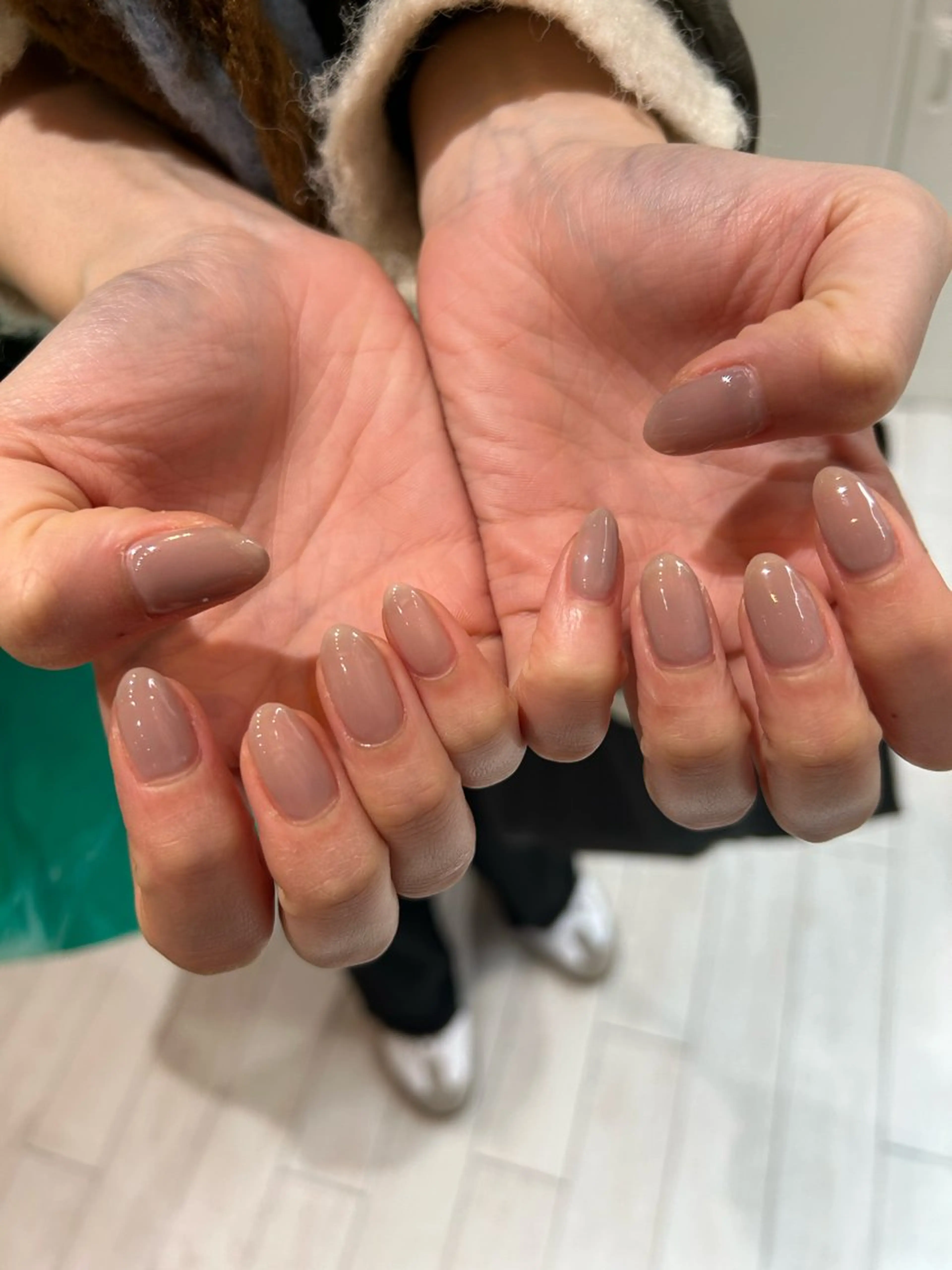 ネイル ワンカラーネイル newi nail 京橋ayumiのネイルデザイン