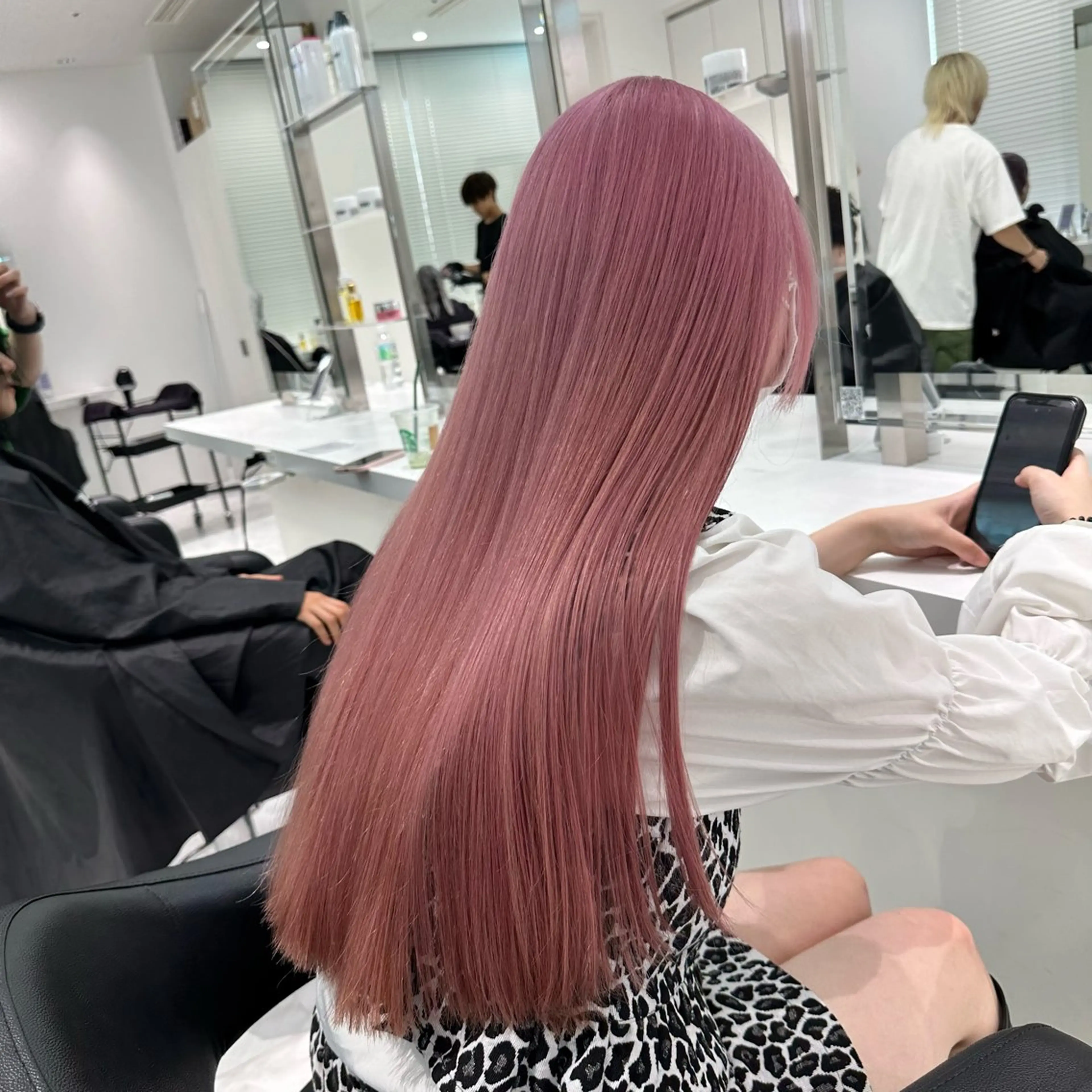 セミロング カラー ヘアカラー トリートメント ヘアセット ♡上品韓国髪♡ブラ ウン/SAYATOのヘアスタイル