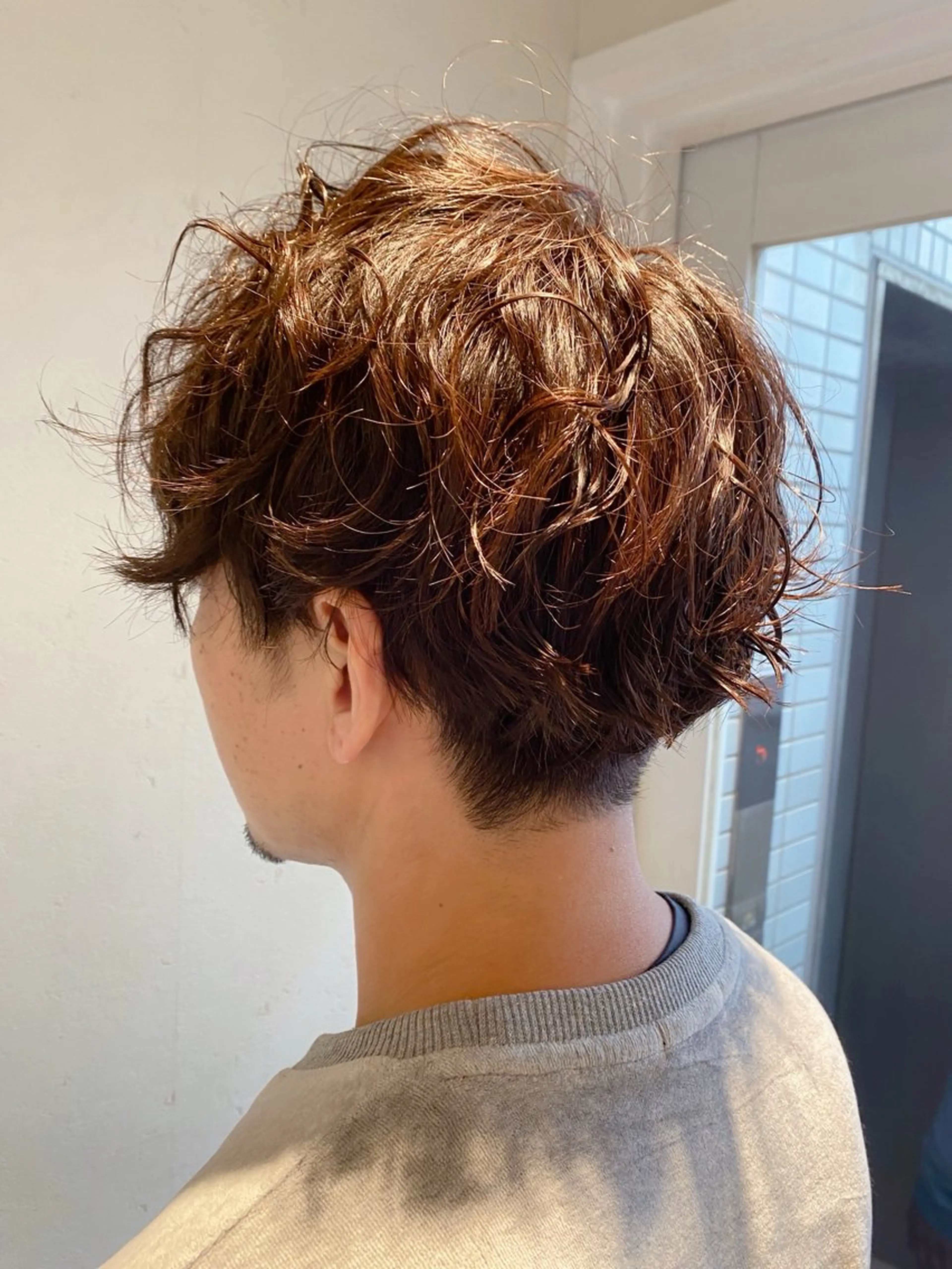 メンズカット＋パーマ＋眉カットの写真