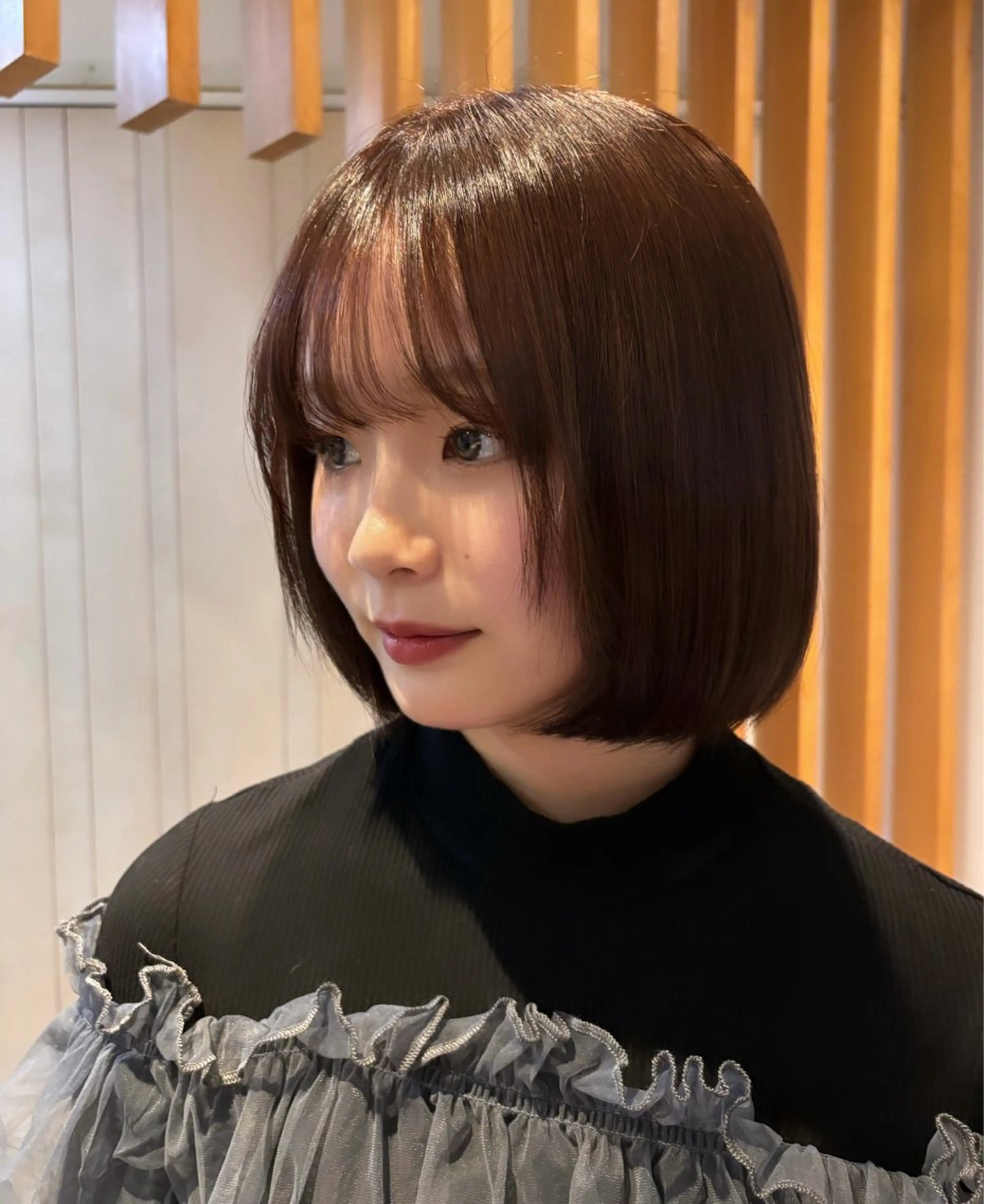 カラー カット ヘアカラー トリートメント レイヤー/透明感 カラー/nanokaのヘアスタイル