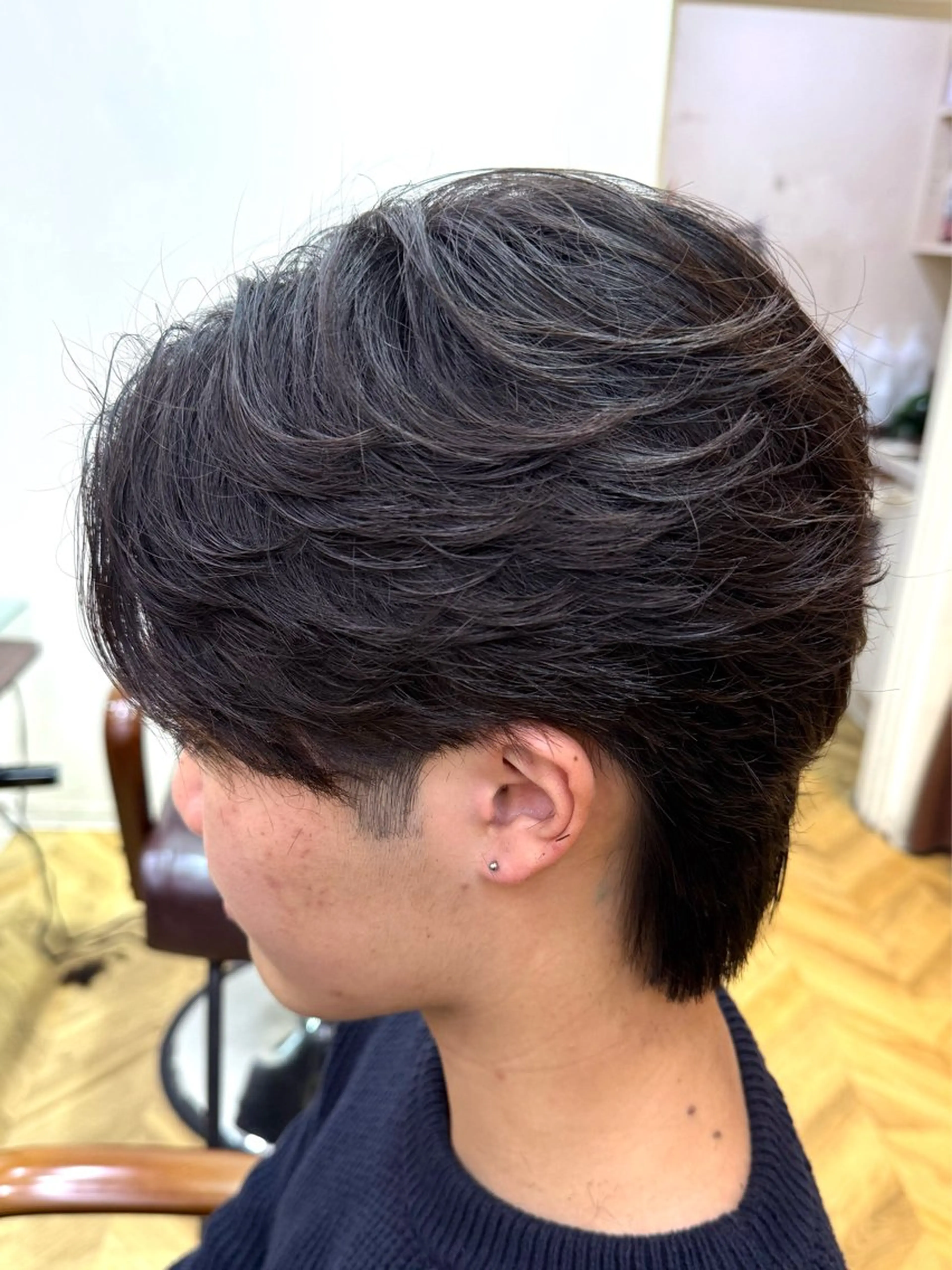 パーマ メンズ フェザーパーマ メンズパーマ 清潔感×垢抜けヘアー ✂︎タカダリョウマのヘアスタイル