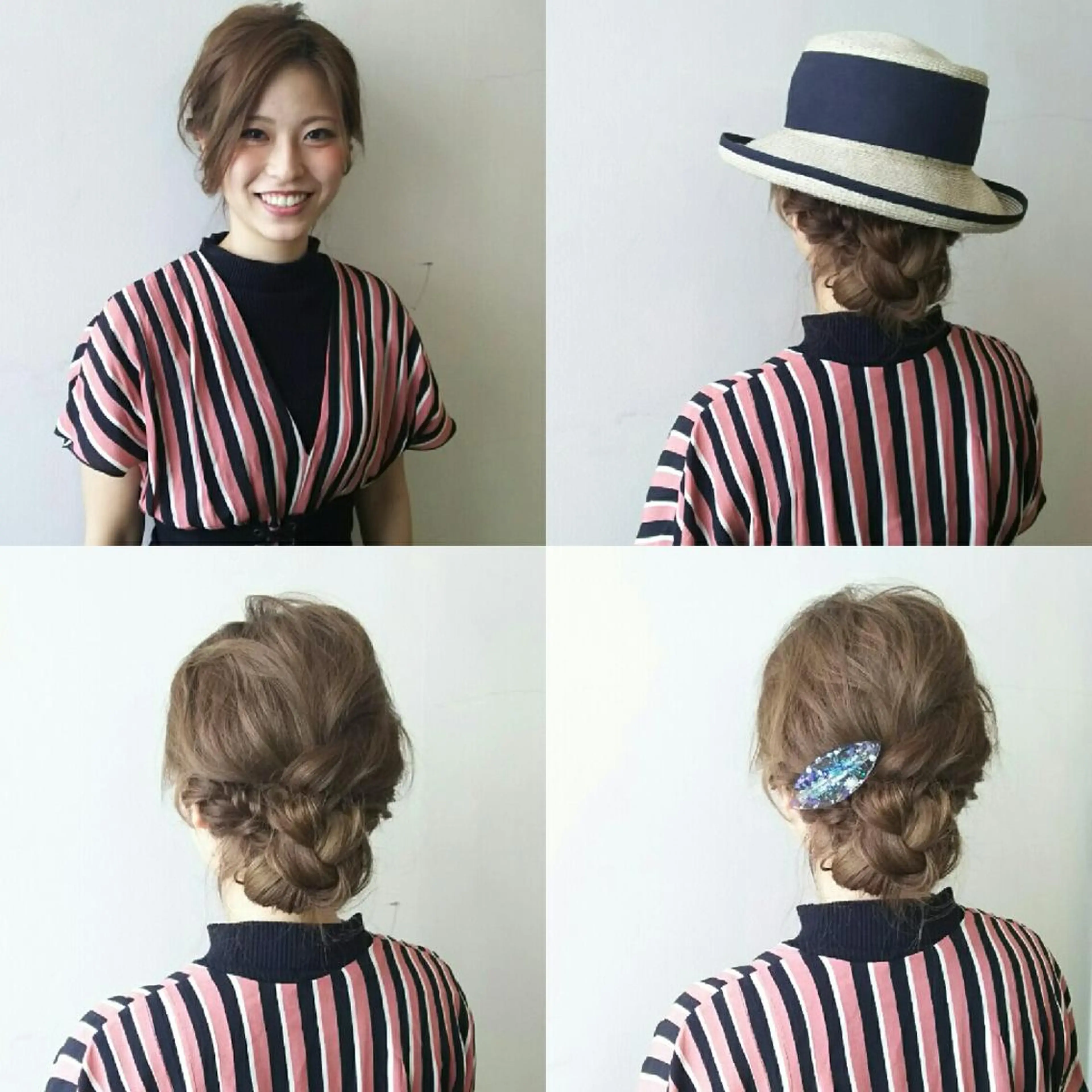 ヘアアレンジ セミロング 簡単アレンジ ⭐️ アユミ⭐️のヘアスタイル