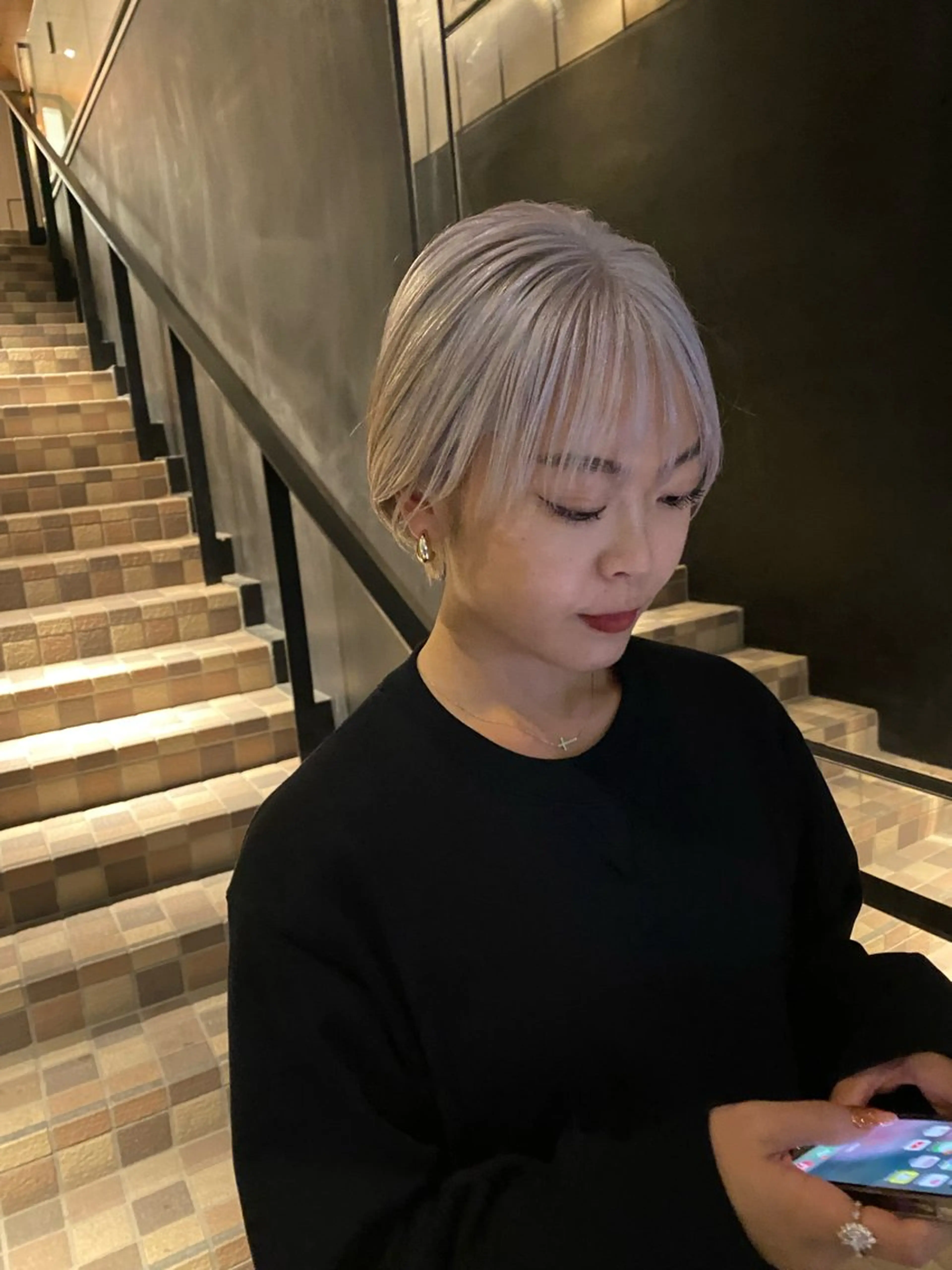 ショート カラー カット ヘアカラー 吉武 茂暉のヘアスタイル